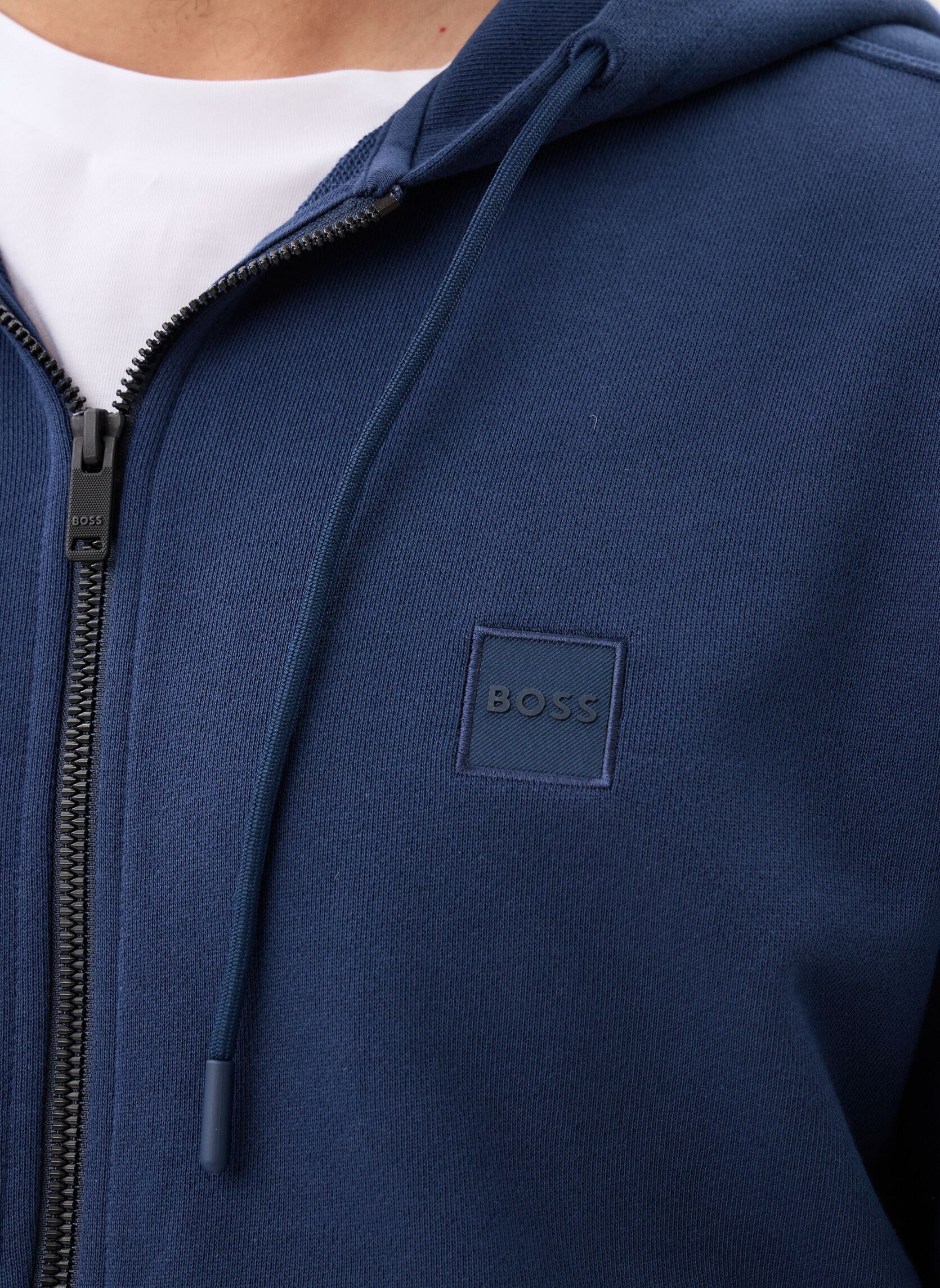 Sweats zippés Zetalky 50508578 homme bleu BOSS Sweats zippés Zetalky 50508578 homme bleu 464-OPEN BLUE