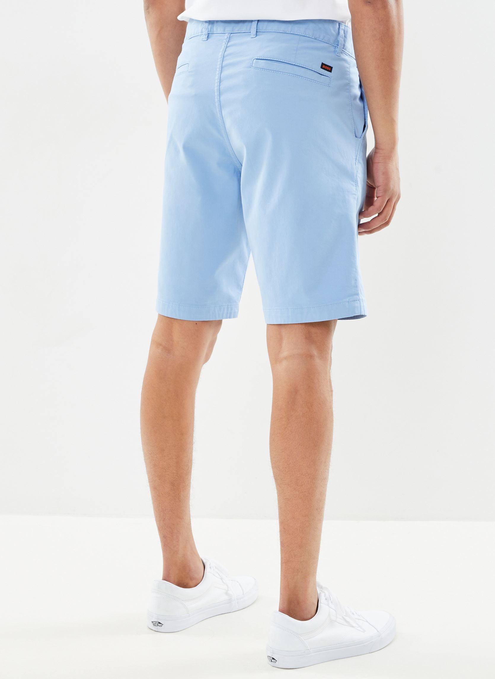 Pantaloncini Chino-slim-Shorts uomo blu BOSS Pantaloncini Chino-slim-Shorts uomo blu LIGHT/PASTEL BLUE