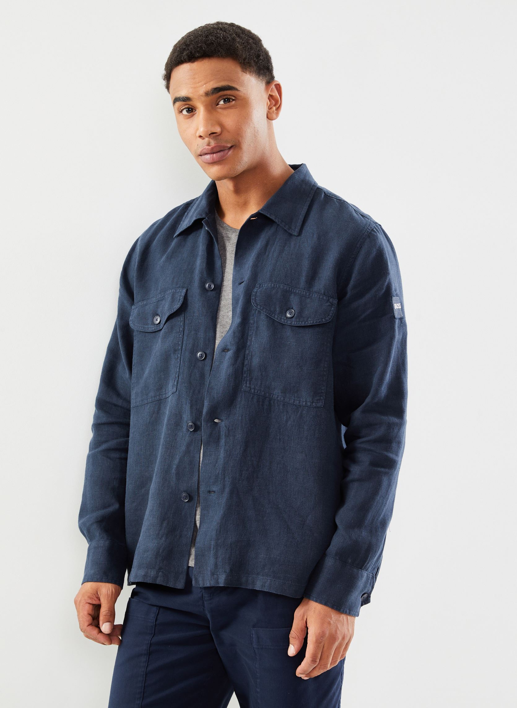 Chemises Lovel_8 homme bleu BOSS Chemises Lovel_8 homme bleu DARK BLUE