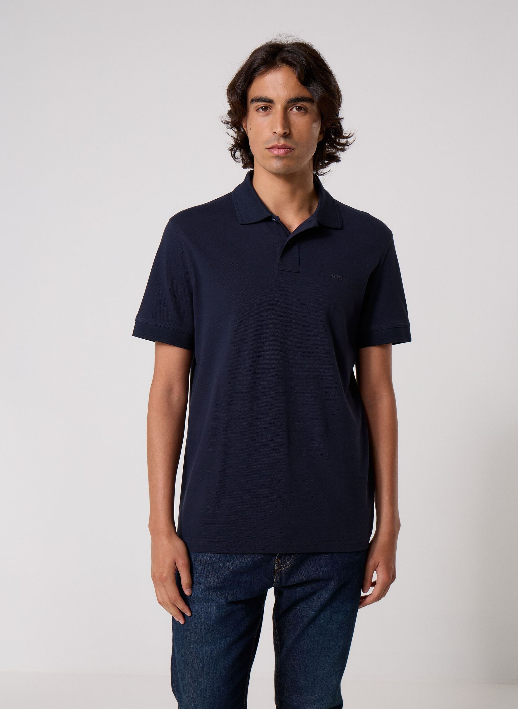 Polos Prime homme marine BOSS Polos Prime homme marine 404