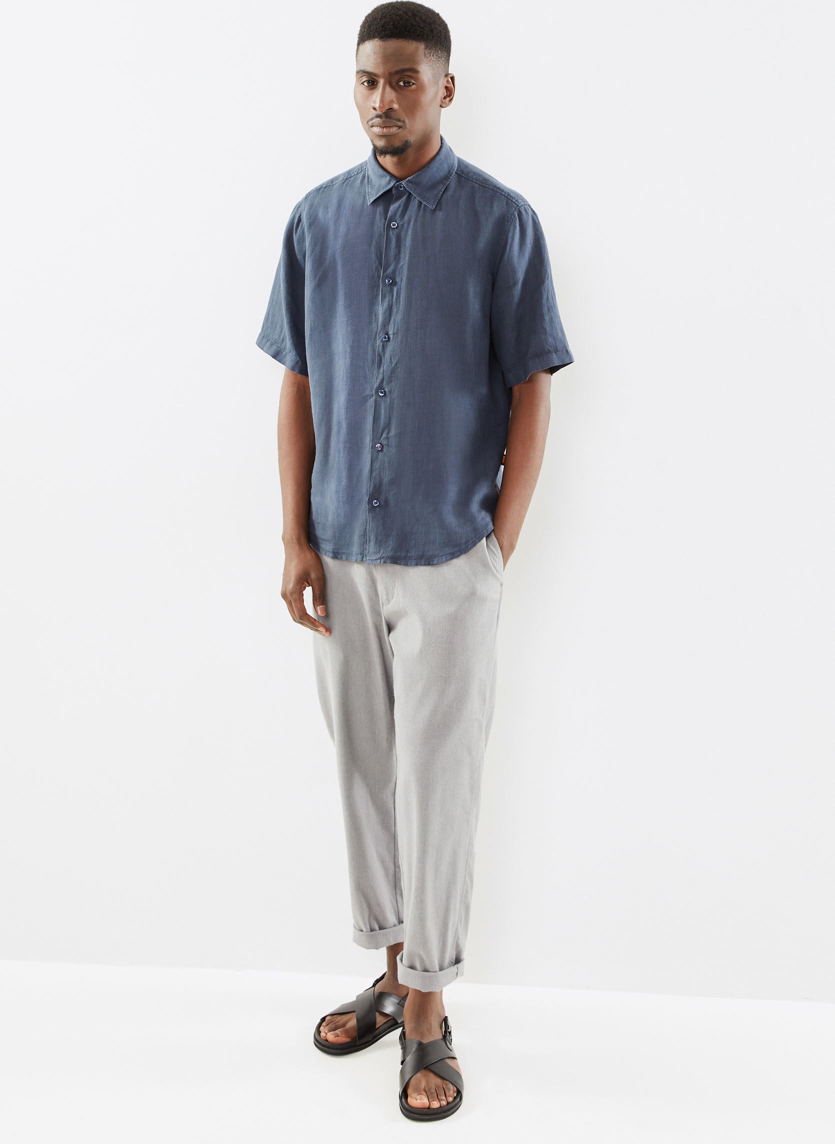 Chemises Rash_2 homme bleu BOSS Chemises Rash_2 homme bleu DARK BLUE