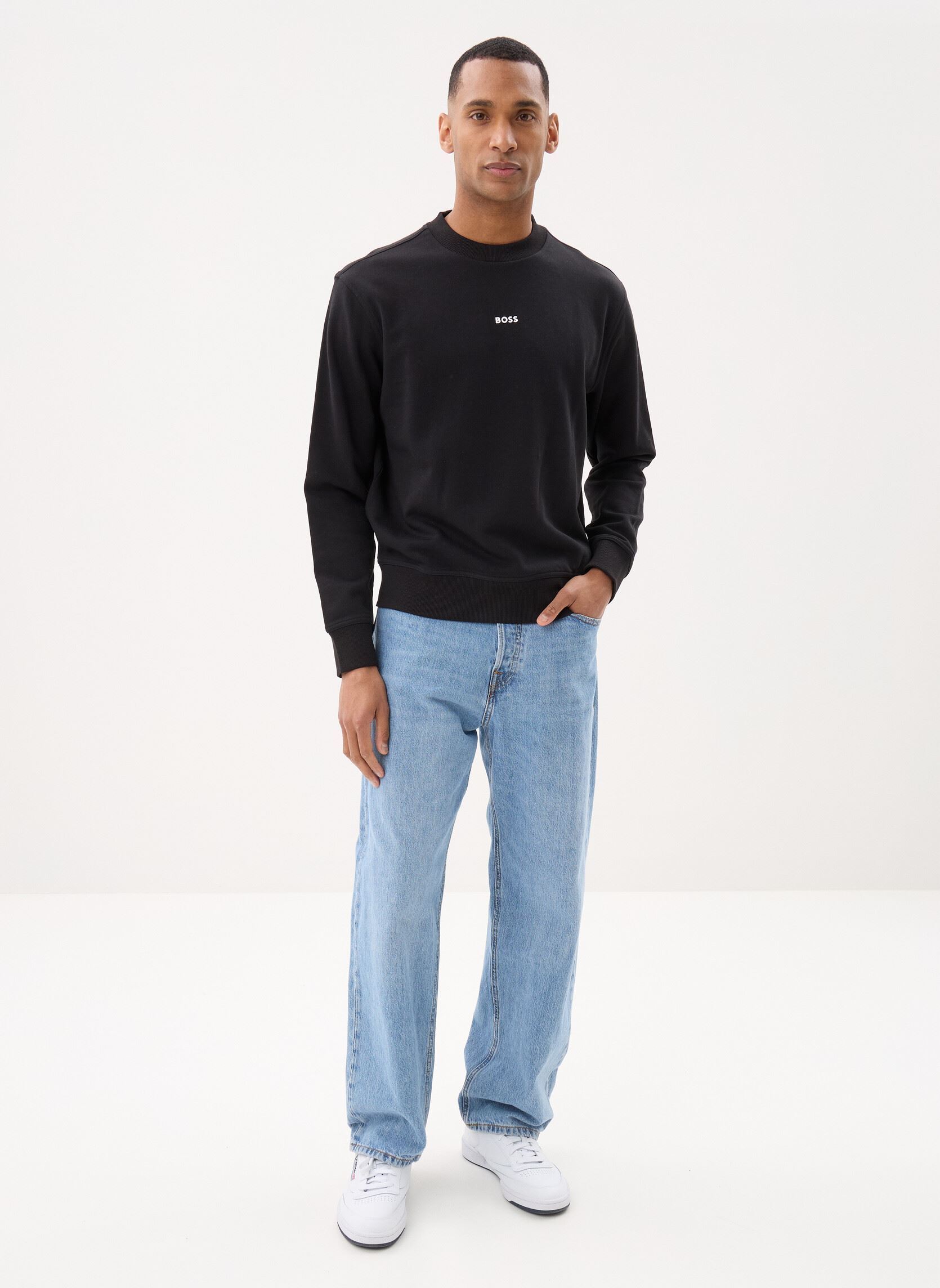 Sweats WeSmallcrew homme noir BOSS Sweats WeSmallcrew homme noir 001-BLACK
