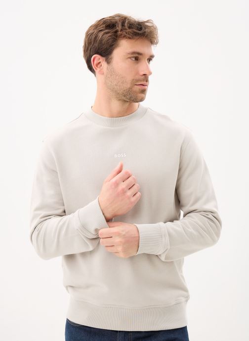 BOSS Sweatshirts WeSmallcrew herren grau