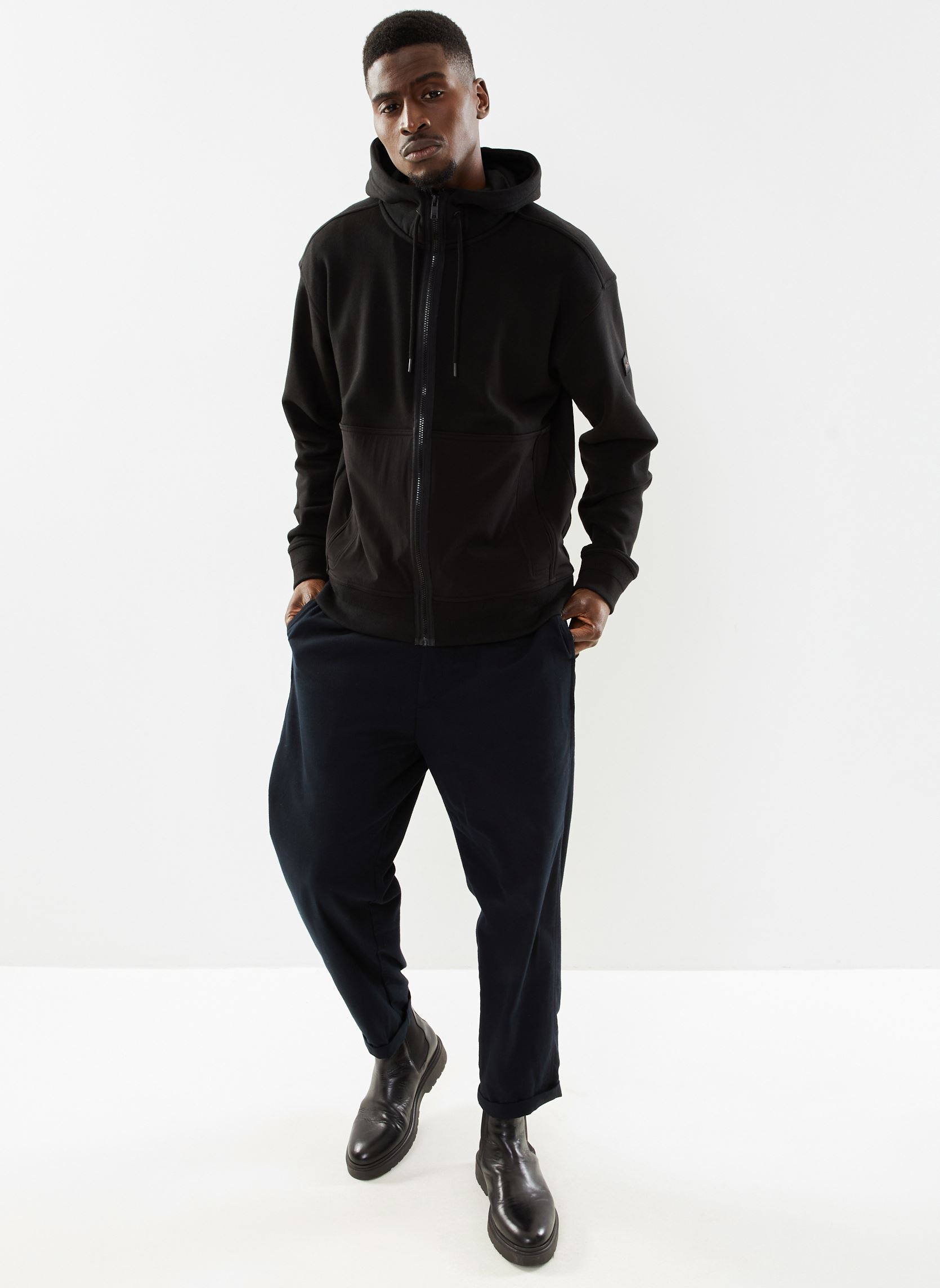 Sweats à capuche Zebridhood homme noir BOSS Sweats à capuche Zebridhood homme noir BLACK