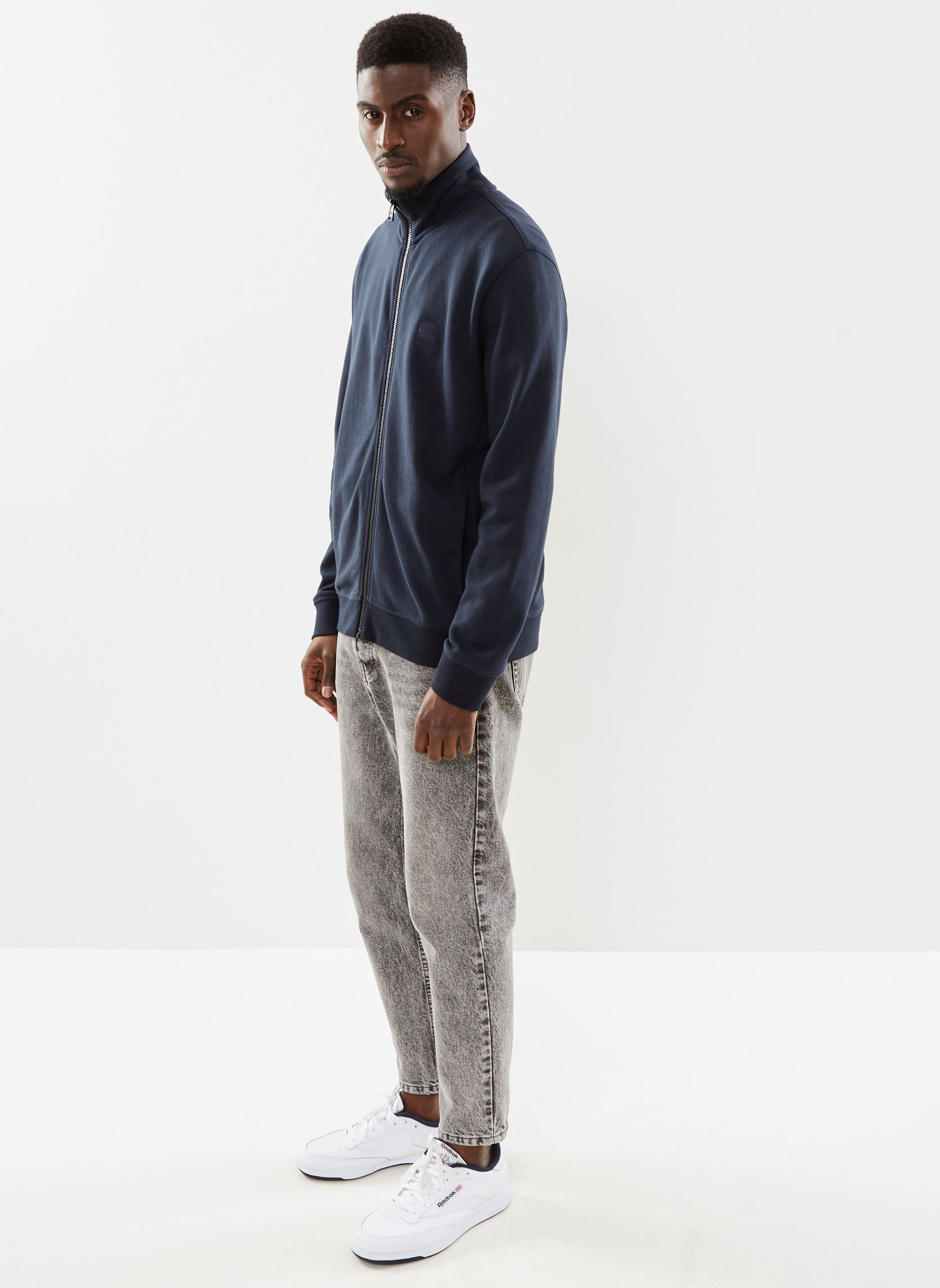 Sweats zippés Zestart 50511709 homme bleu BOSS Sweats zippés Zestart 50511709 homme bleu DARK BLUE
