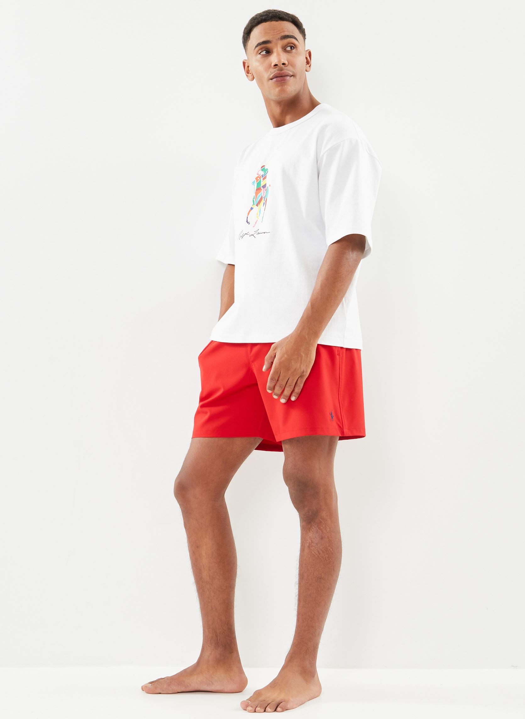 Shorts de bain Short De Bain Traveler Classique 14,6 Cm homme rouge Polo Ralph Lauren Shorts de bain Short De Bain Traveler Classique 14,6 Cm homme rouge RL2000 RED