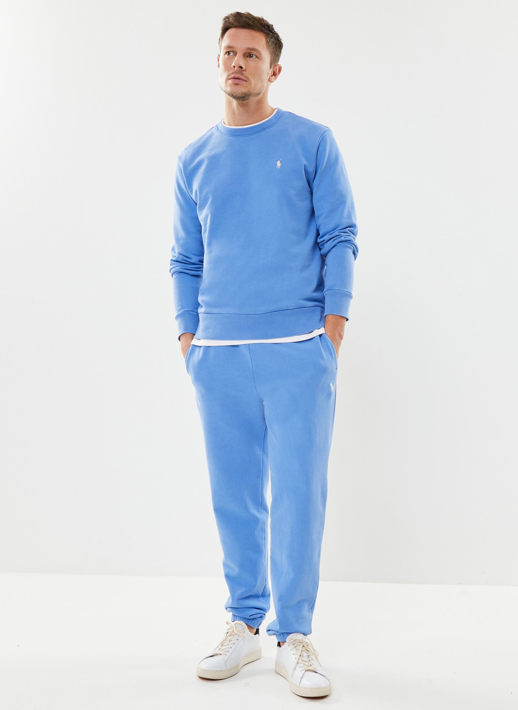 Joggingbroeken Pantalon survêtement molleton bouclé heren blauw Polo Ralph Lauren Joggingbroeken Pantalon survêtement molleton bouclé heren blauw SUMMER BLUE