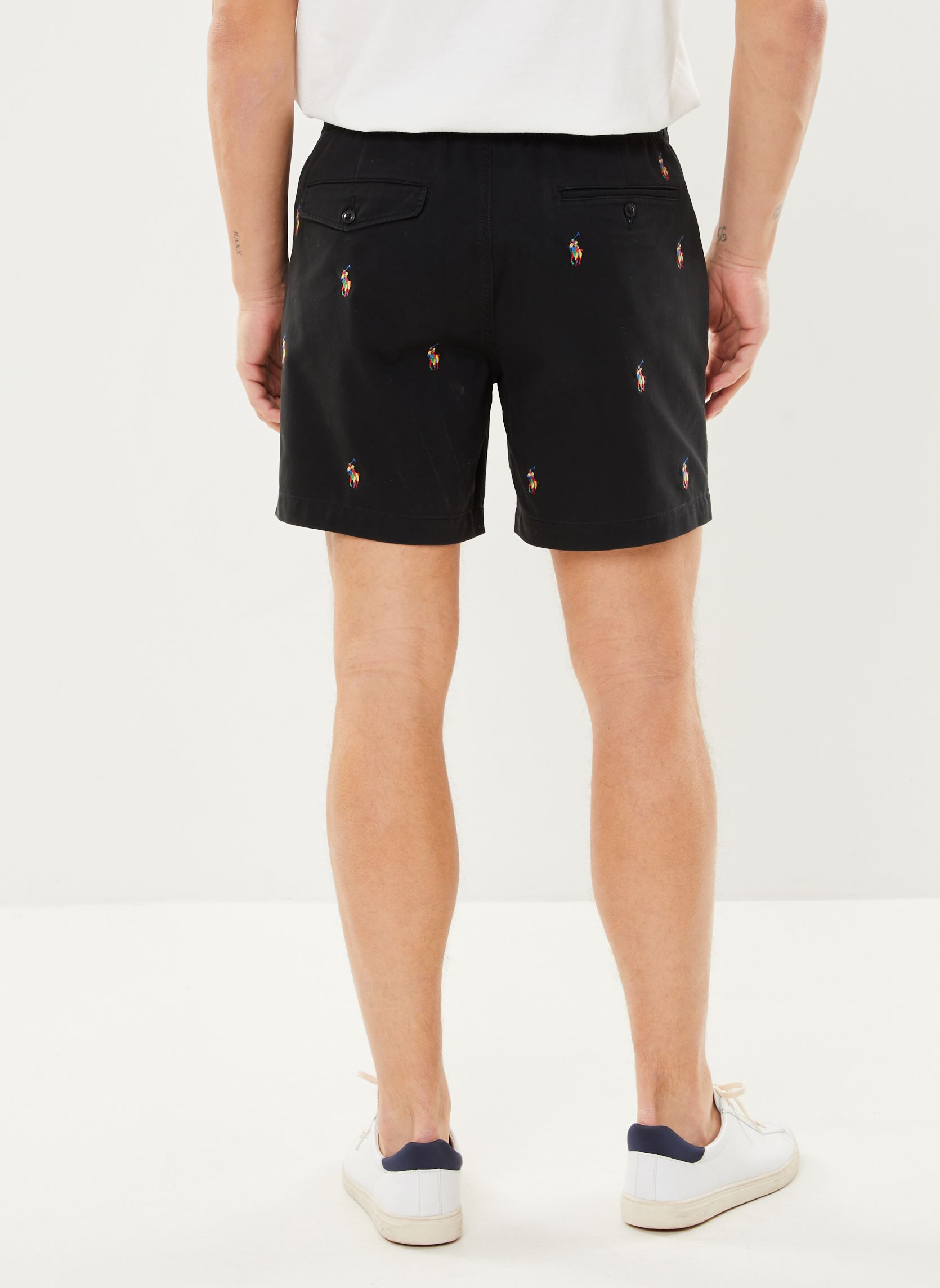 Shorts Cfprepsters-Flat Front 710924061 homme noir Polo Ralph Lauren Shorts Cfprepsters-Flat Front 710924061 homme noir POLO BLACK W/ MULTI PP