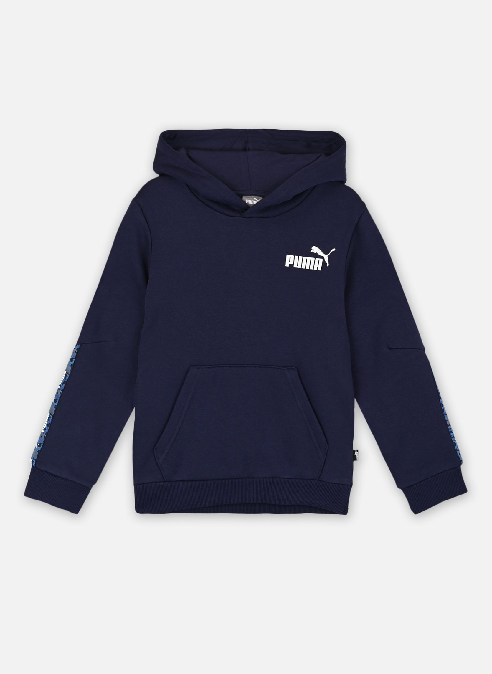 Sweat shirt enfant Puma ESS TAPE CAMO HOODIE FL B - vue 2