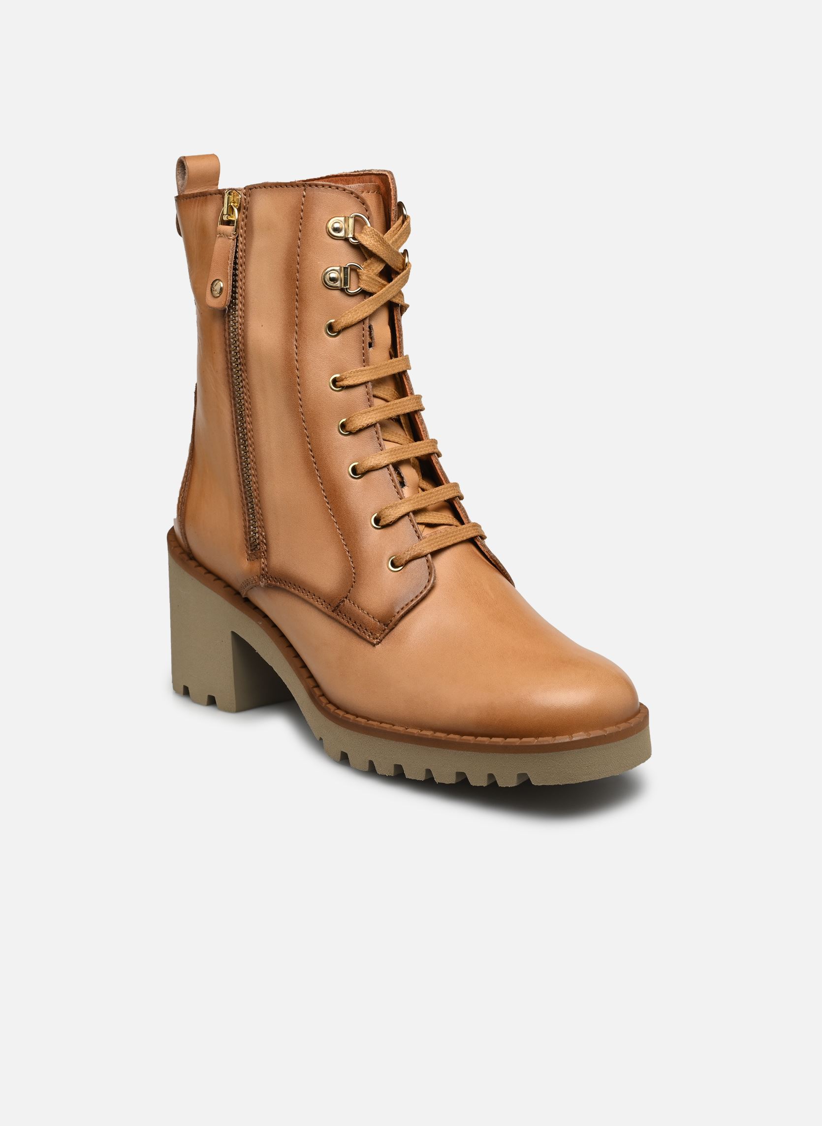 Bottines à lacets Viella W6D-8875ST femme beige Pikolinos Bottines à lacets Viella W6D-8875ST femme beige ALMOND