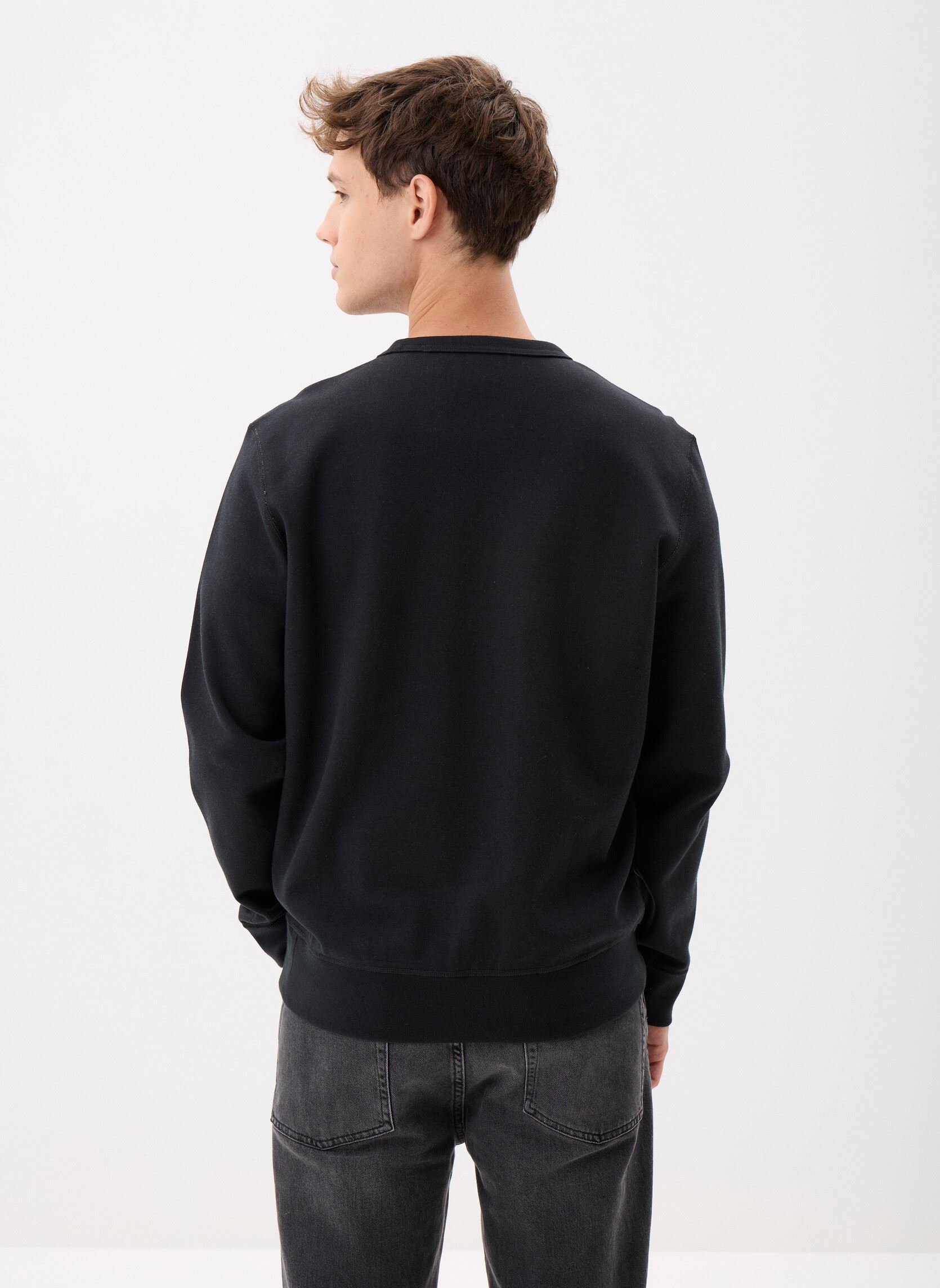 Sweats Sweat en maille double homme noir Polo Ralph Lauren Sweats Sweat en maille double homme noir POLO BLACK/CREAM PP