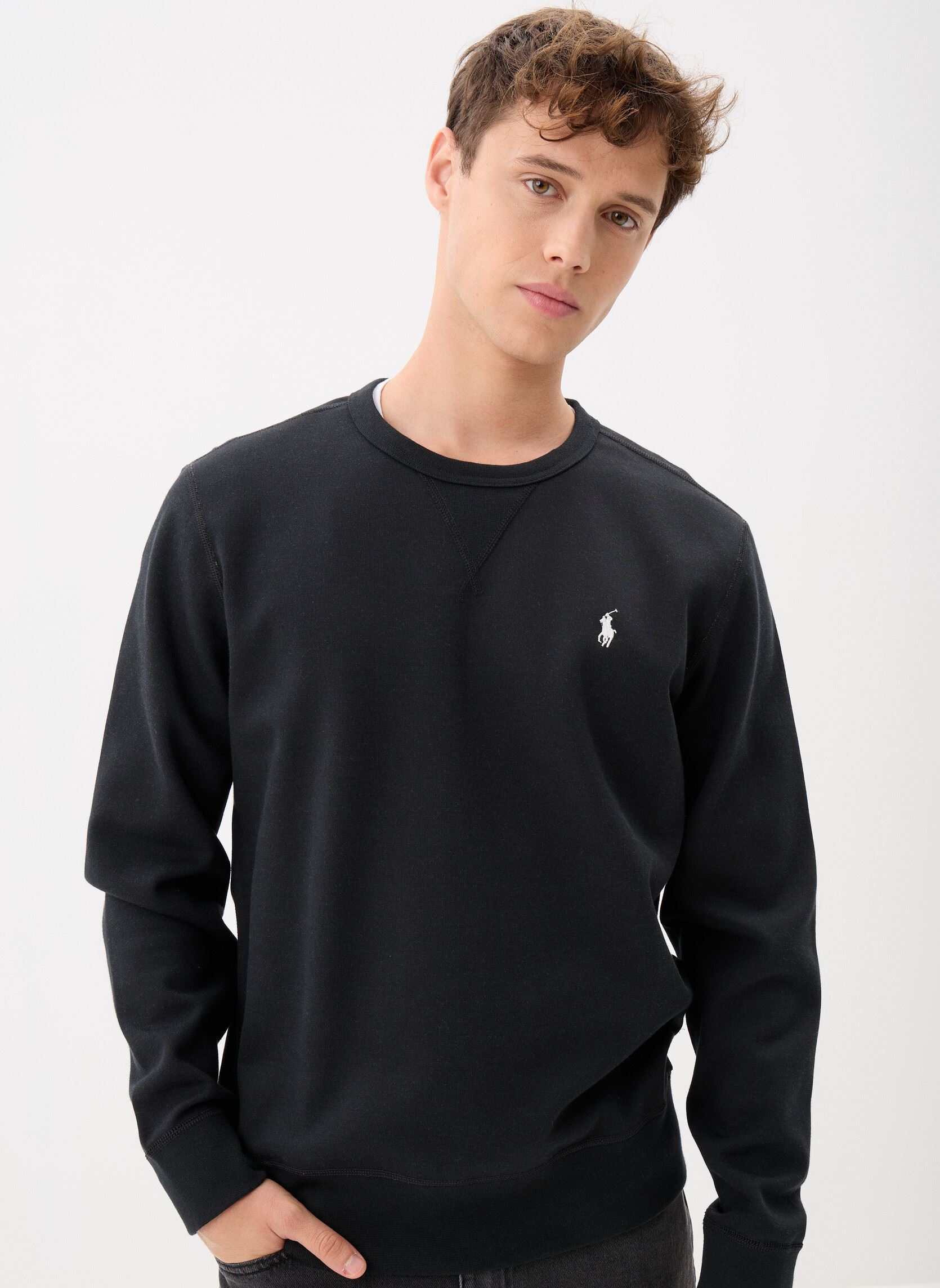 Sweat shirt Polo Ralph Lauren SWEATSHIRT COL ROND EN JOGGING DOUBLE KNIT TECH EU - vue 4