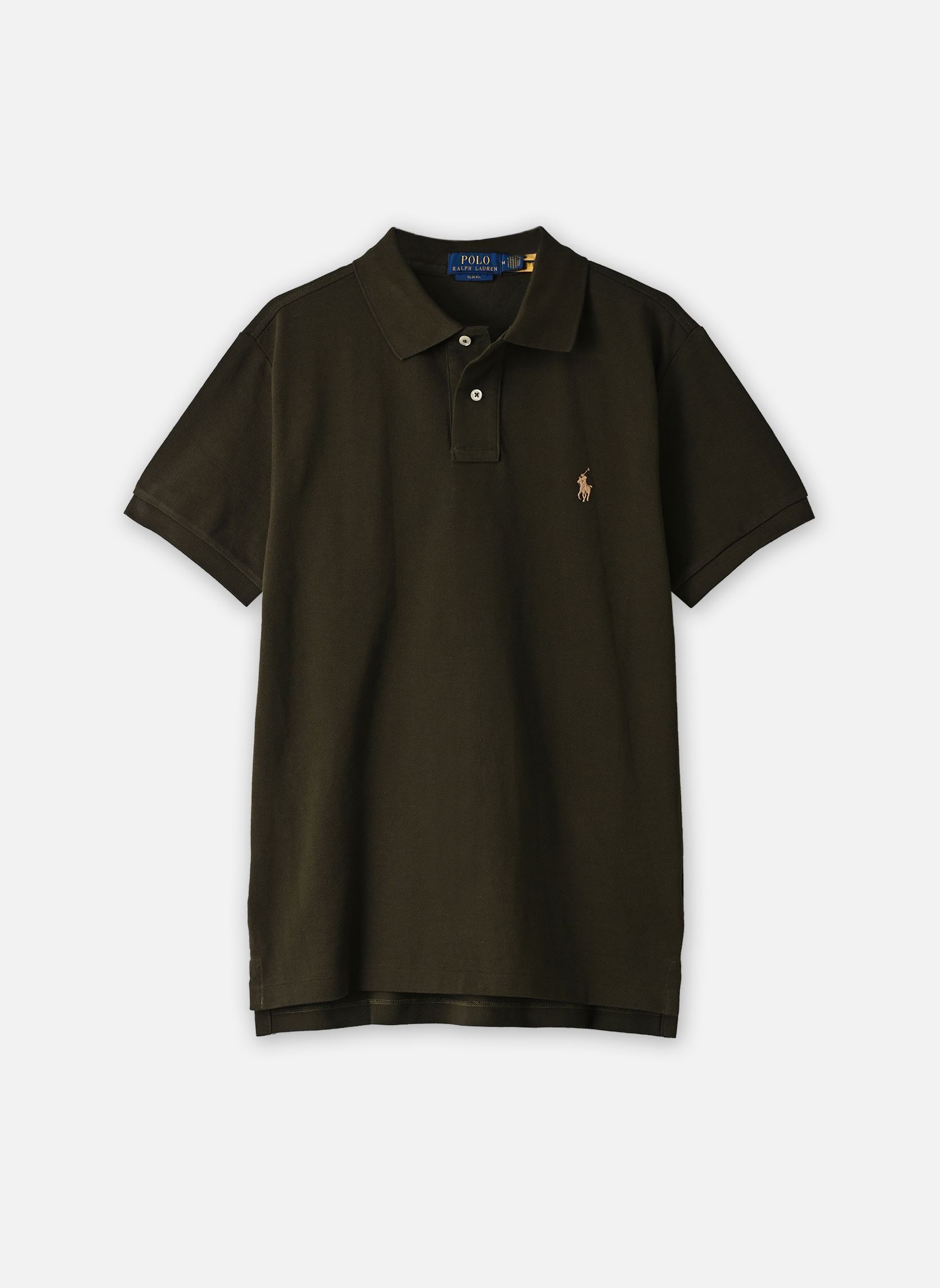 Polos Polo Cintré En Coton Piqué 710536856 homme kaki Polo Ralph Lauren Polos Polo Cintré En Coton Piqué 710536856 homme kaki COMPANY OLIVE/C8526