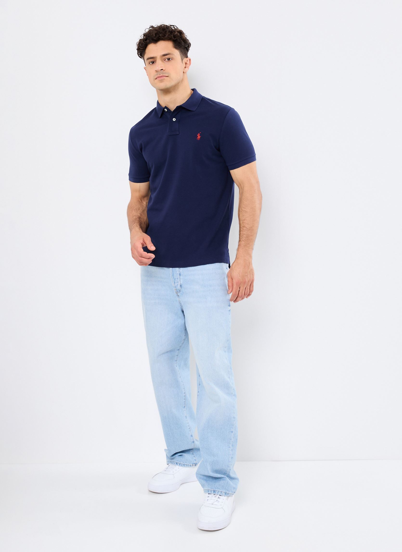 Kurzarm-Poloshirts Polo coupe ajustée en piqué 710782592 herren blau Polo Ralph Lauren Kurzarm-Poloshirts Polo coupe ajustée en piqué 710782592 herren blau NEWPORT NAVY/C3870