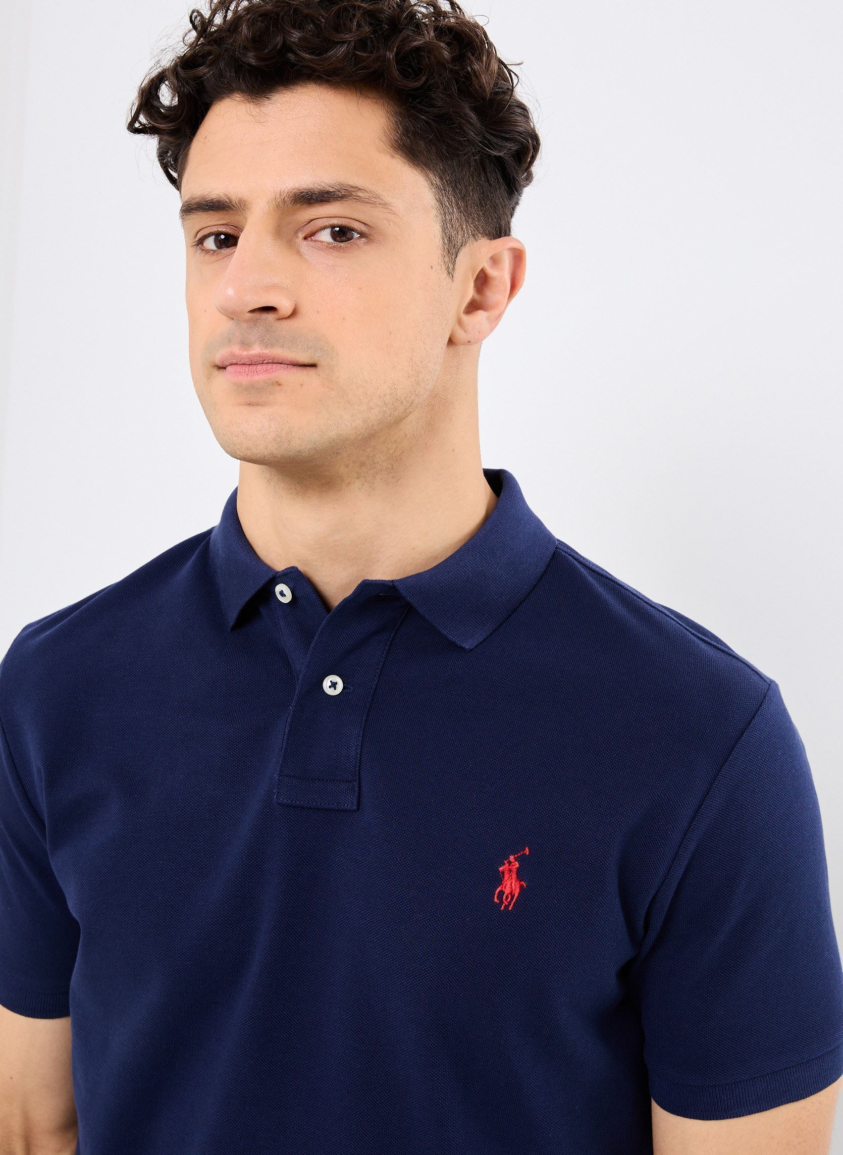 Kurzarm-Poloshirts Polo coupe ajustée en piqué 710782592 herren blau Polo Ralph Lauren Kurzarm-Poloshirts Polo coupe ajustée en piqué 710782592 herren blau NEWPORT NAVY/C3870