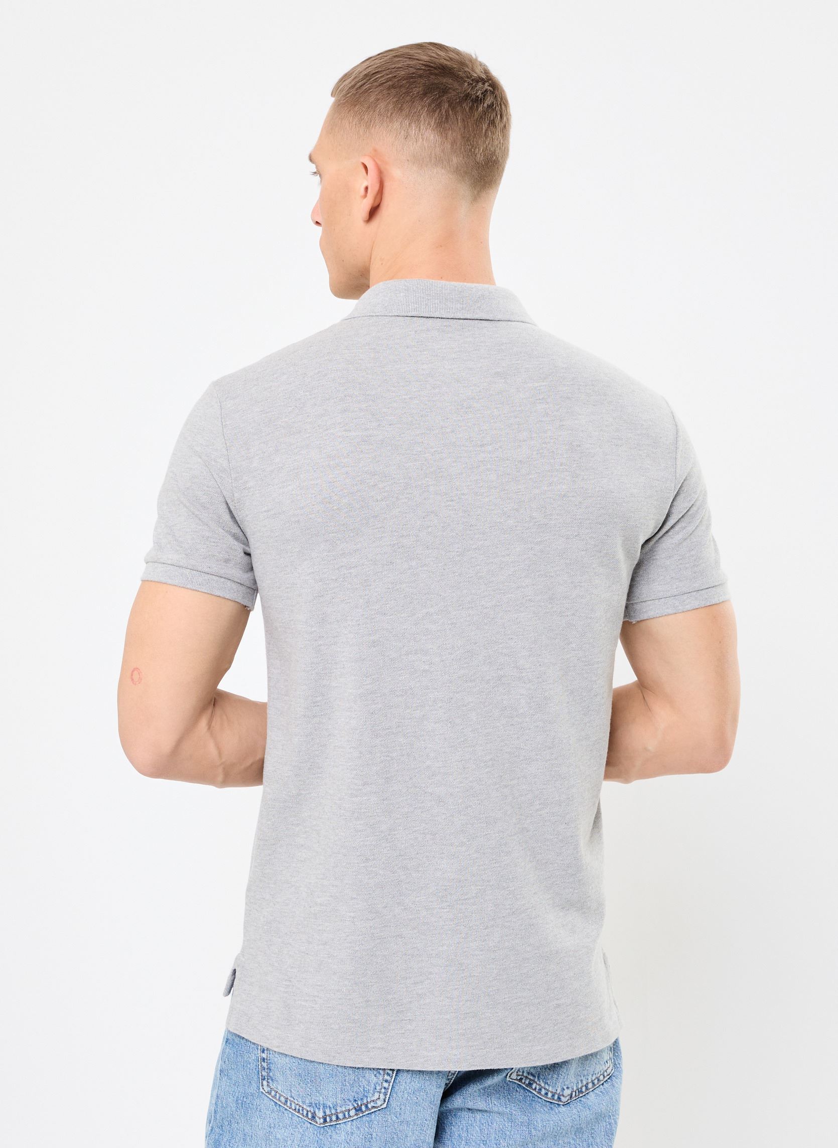 Korte mouwen polo's Polo coupe ajustée en piqué 710782592 heren grijs Polo Ralph Lauren Korte mouwen polo's Polo coupe ajustée en piqué 710782592 heren grijs ANDOVER HEATHER/C7927