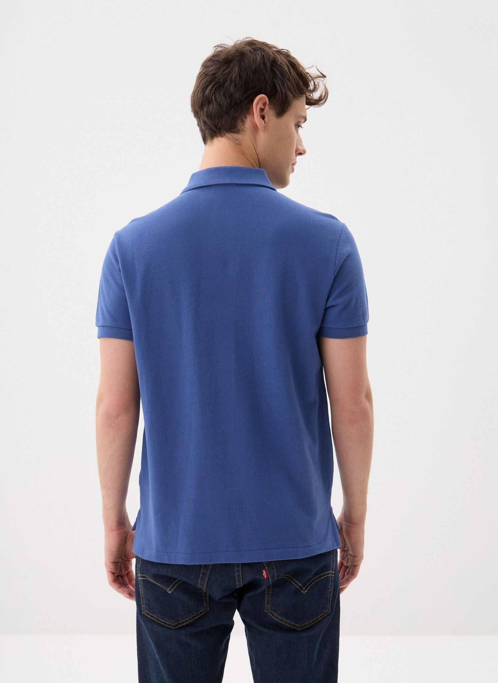 Korte mouwen polo's Polo coupe ajustée en piqué 710782592 heren blauw Polo Ralph Lauren Korte mouwen polo's Polo coupe ajustée en piqué 710782592 heren blauw OLD ROYAL/C7215