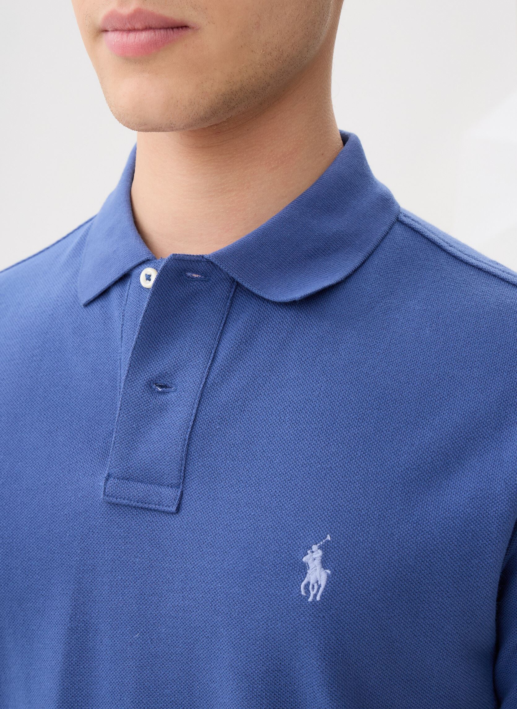 Korte mouwen polo's Polo coupe ajustée en piqué 710782592 heren blauw Polo Ralph Lauren Korte mouwen polo's Polo coupe ajustée en piqué 710782592 heren blauw OLD ROYAL/C7215