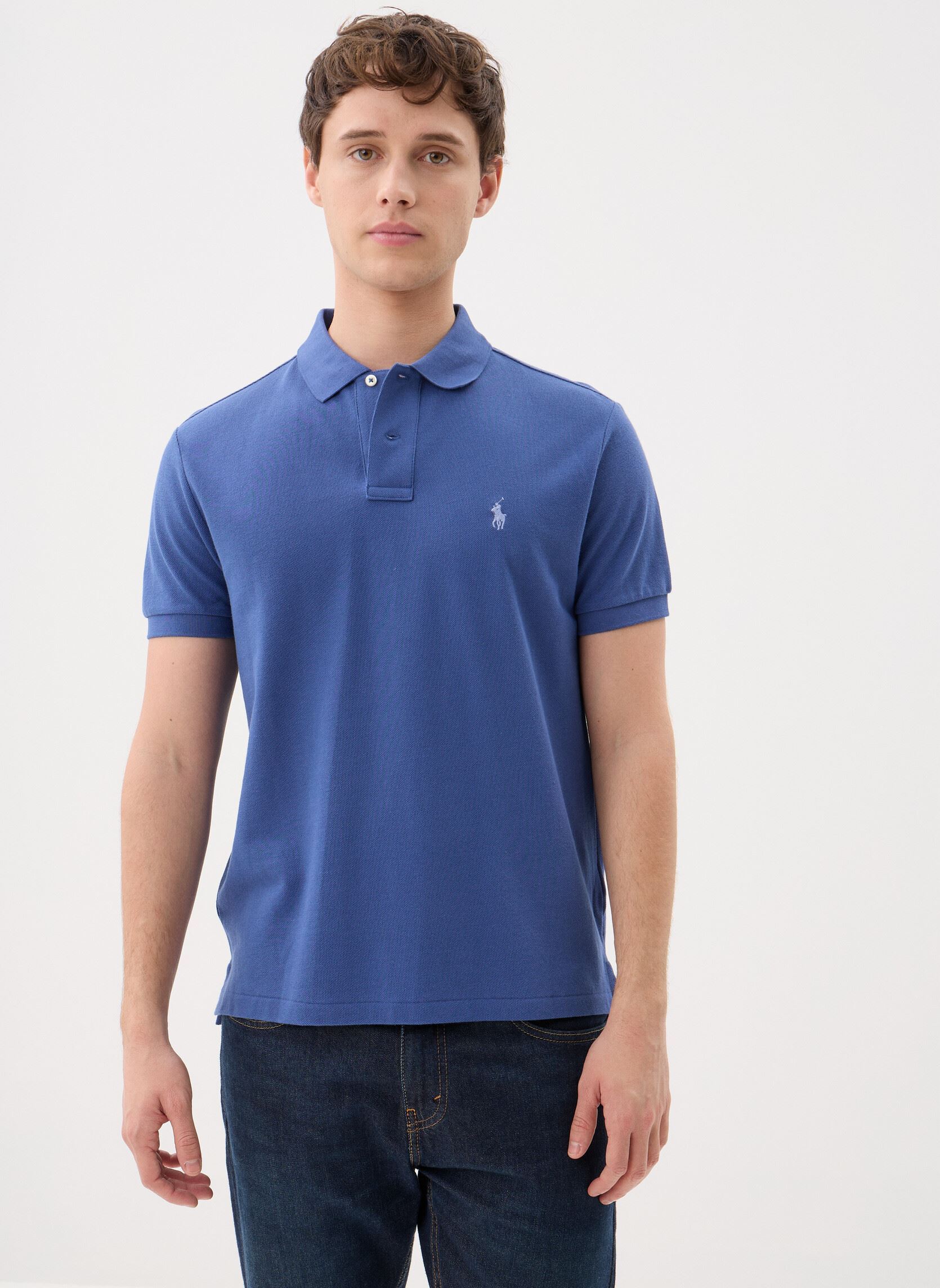 Polo Polo Ralph Lauren POLO COUPE DROITE EN COTON BASIC MESH EU - vue 2