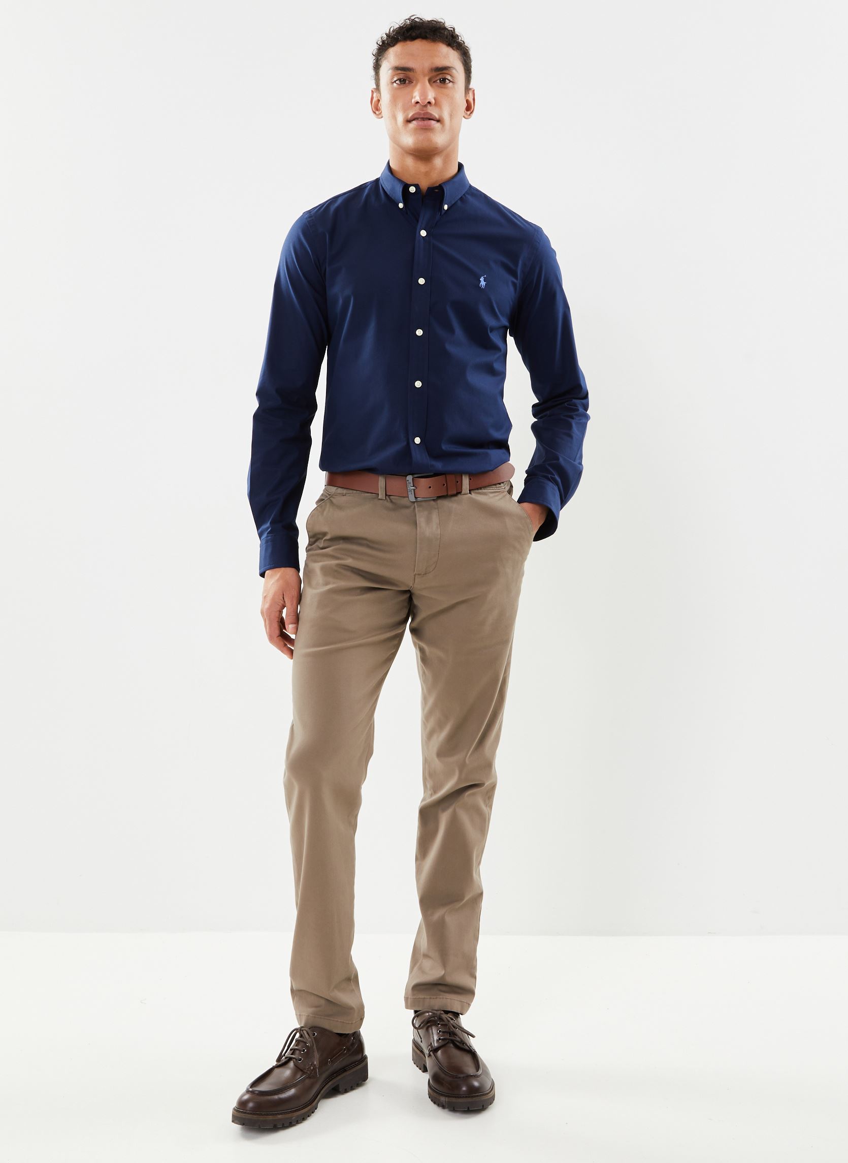 Hemden Chemise cintrée en popeline stretch 7109 herren blau Polo Ralph Lauren Hemden Chemise cintrée en popeline stretch 7109 herren blau NEWPORT NAVY