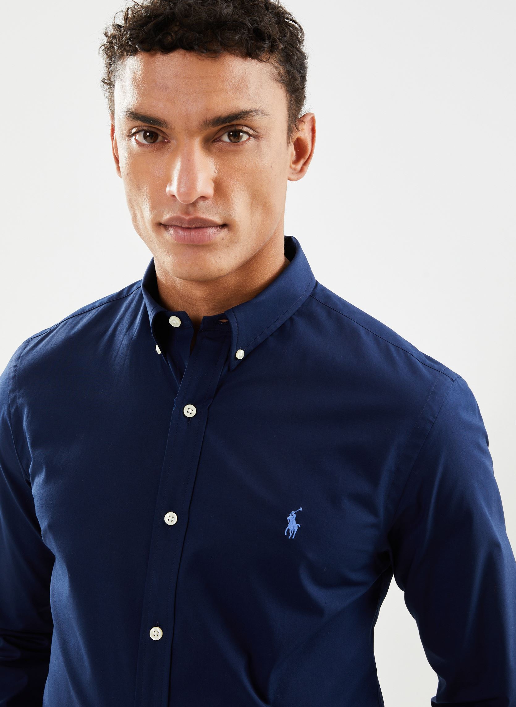 Hemden Chemise cintrée en popeline stretch 7109 herren blau Polo Ralph Lauren Hemden Chemise cintrée en popeline stretch 7109 herren blau NEWPORT NAVY