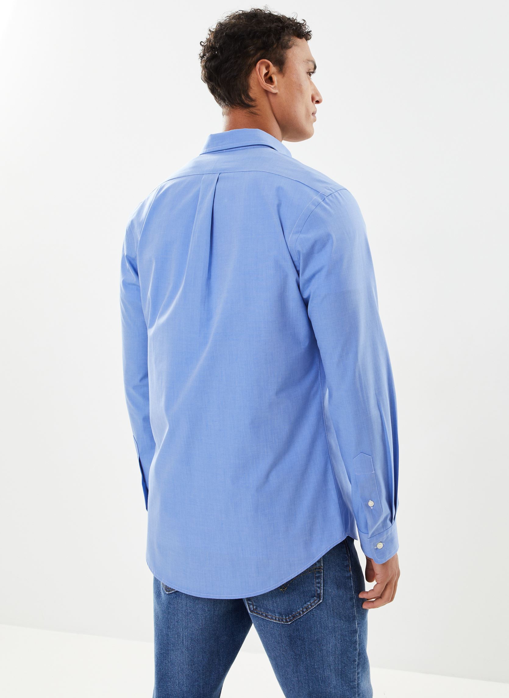Hemden Chemise cintrée en popeline stretch 7109 heren blauw Polo Ralph Lauren Hemden Chemise cintrée en popeline stretch 7109 heren blauw 2865 BLUE END ON END