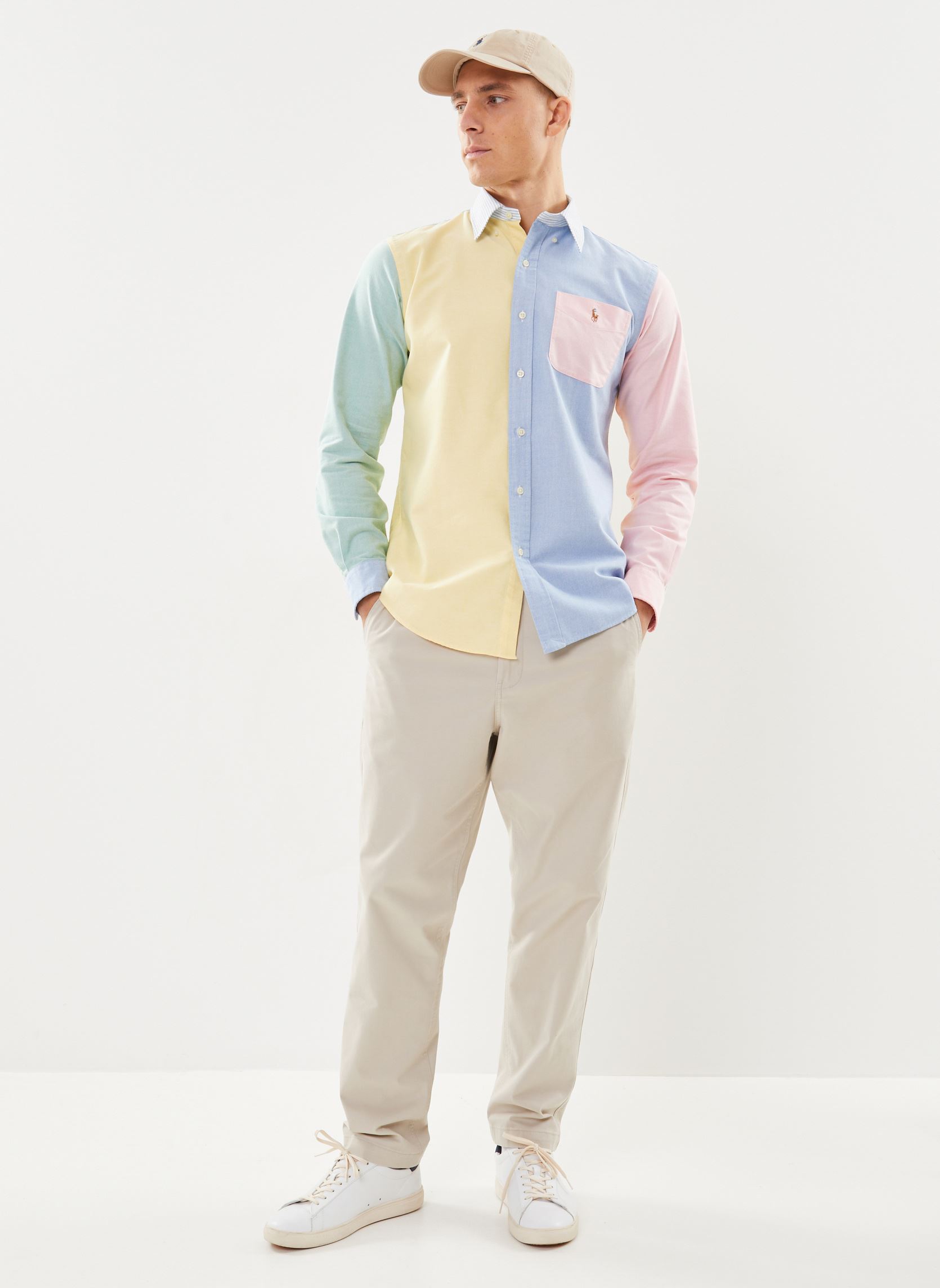 Chemises Cubdpppks-Long Sleeve-Sport Shirt 710928 homme multicolore Polo Ralph Lauren Chemises Cubdpppks-Long Sleeve-Sport Shirt 710928 homme multicolore 4680 FUNSHIRT