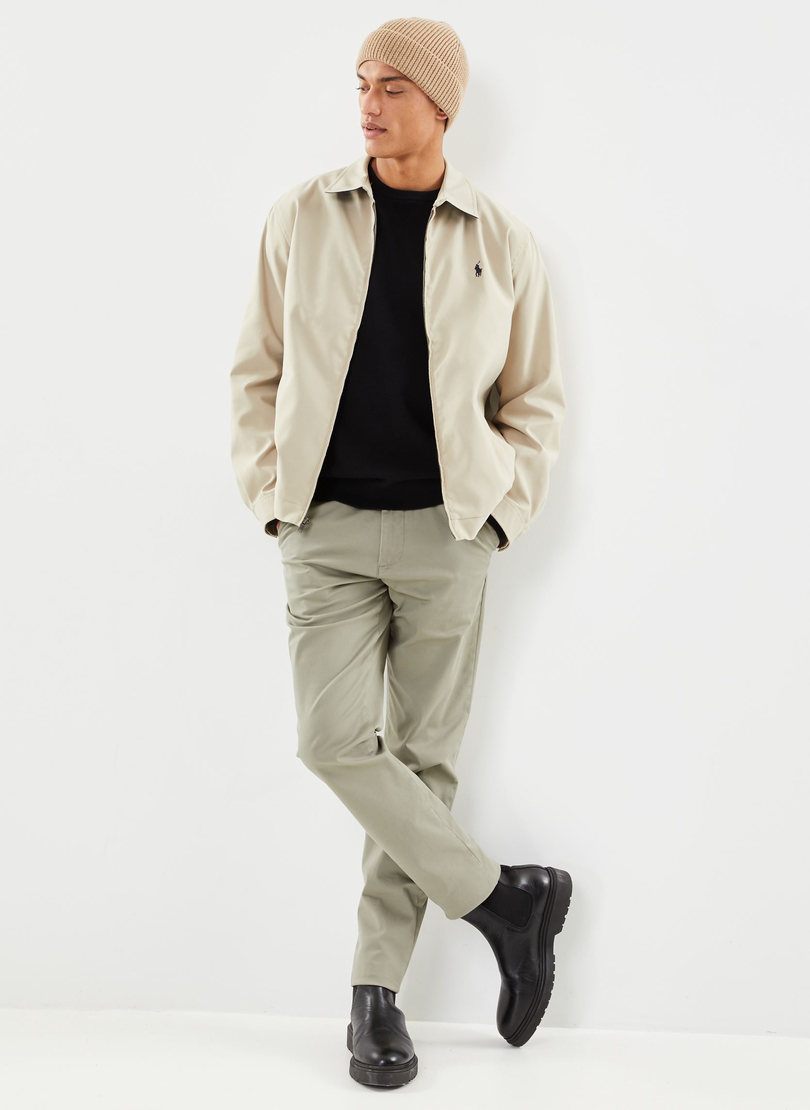 Windbreaker / Windjacken Veste bi-swing herren beige Polo Ralph Lauren Windbreaker / Windjacken Veste bi-swing herren beige KHAKI UNIFORM
