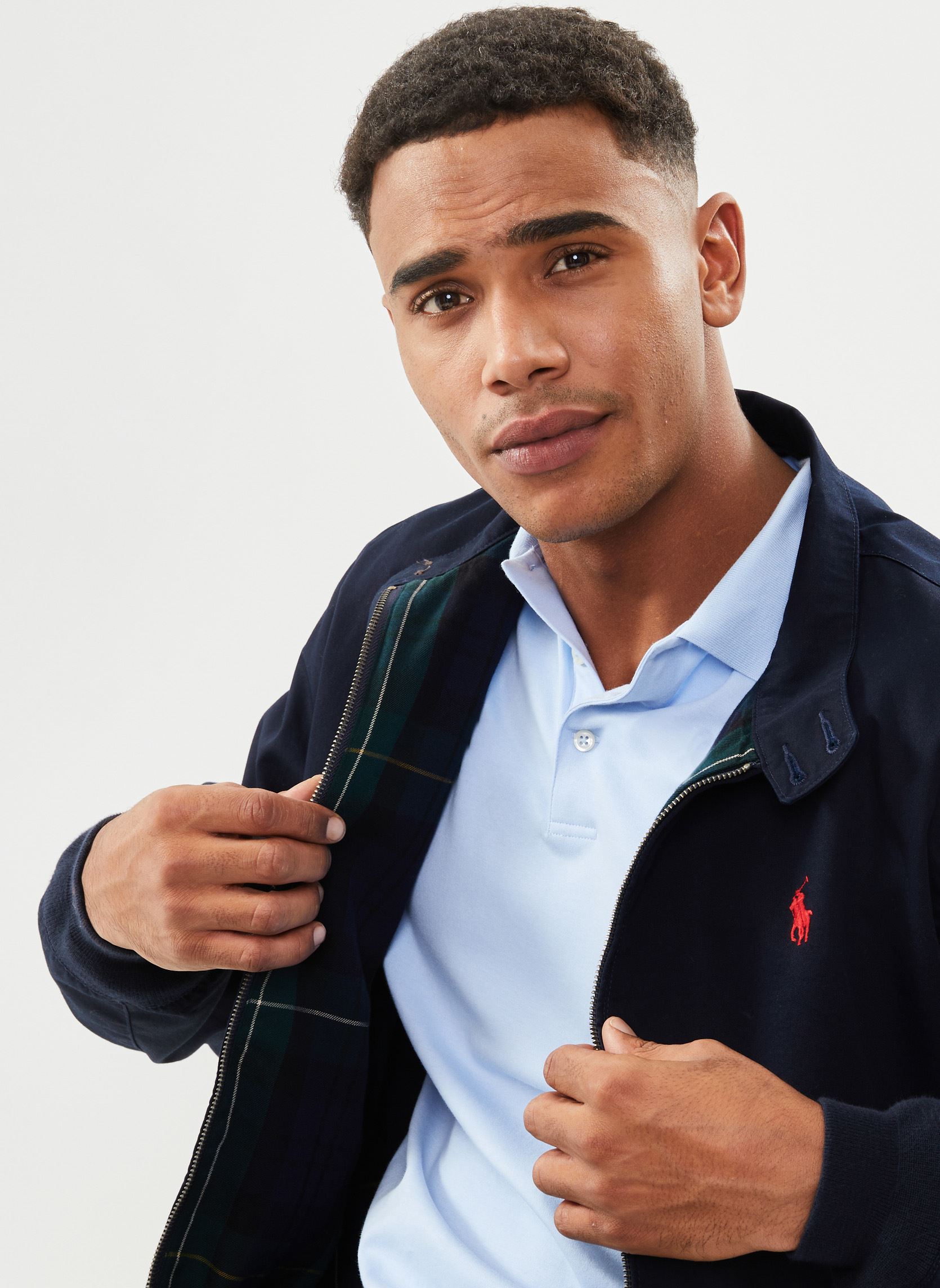 Windbreaker / Windjacken Veste en sergé herren blau Polo Ralph Lauren Windbreaker / Windjacken Veste en sergé herren blau COLLECTION NAVY
