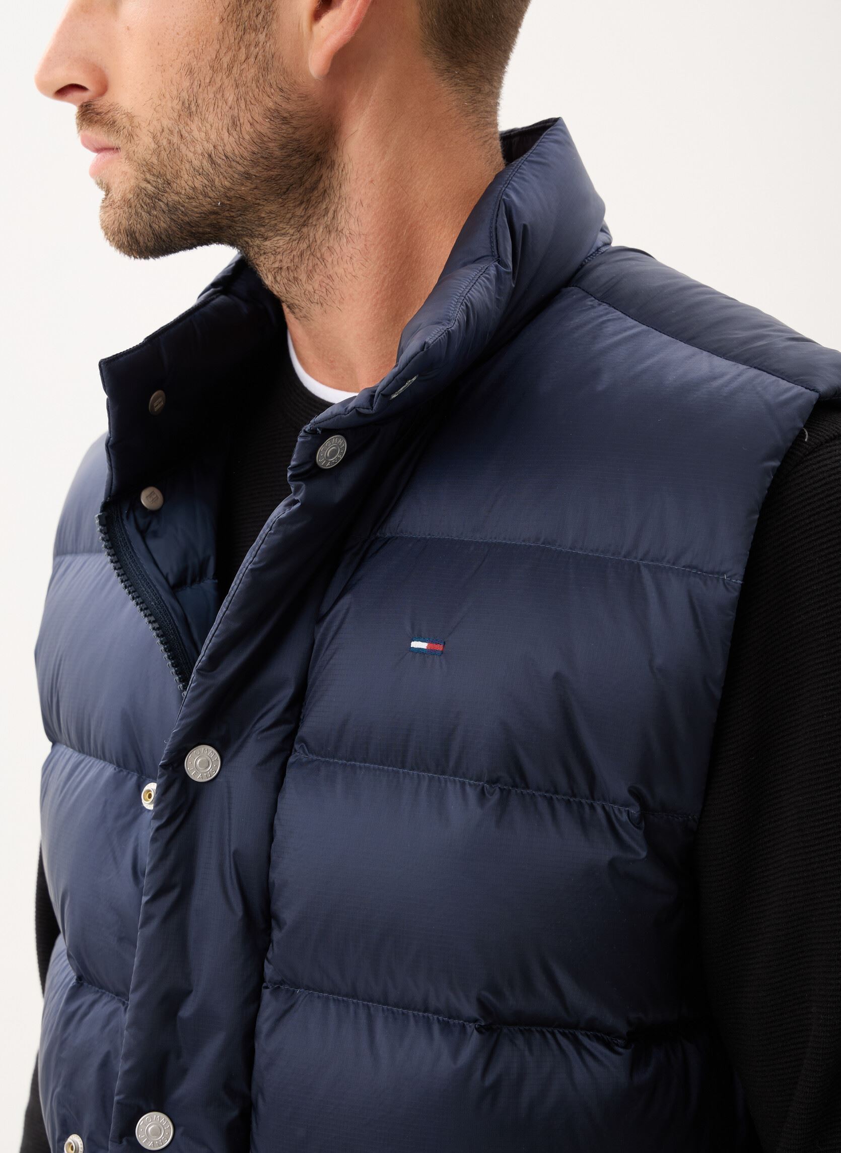 Doudounes sans manches Tjm Light Down Vest homme bleu Tommy Jeans Doudounes sans manches Tjm Light Down Vest homme bleu DARK NIGHT NAVY