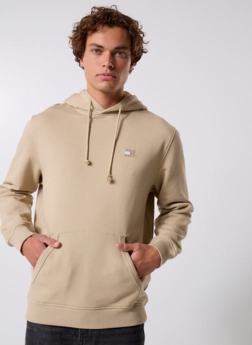 Tommy Jeans Sweats à capuche Tjm Reg Badge Hoodie homme beige