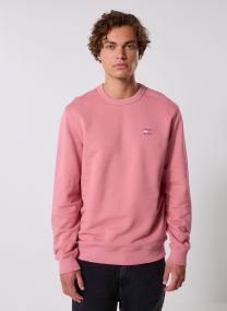 Sweats Tjm Reg Badge Crew E homme rose Tommy Jeans Sweats Tjm Reg Badge Crew E homme rose TAHITI BERRY TONAL