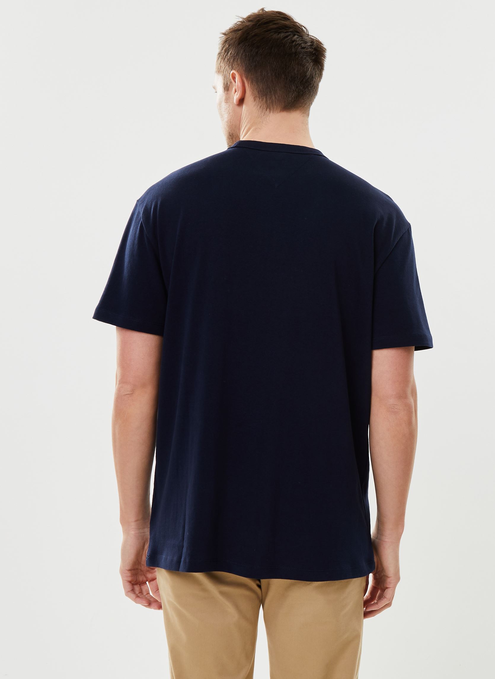 T-shirt a maniche corte Tjm Reg Badge Tee Ex uomo blu Tommy Jeans T-shirt a maniche corte Tjm Reg Badge Tee Ex uomo blu BLUE
