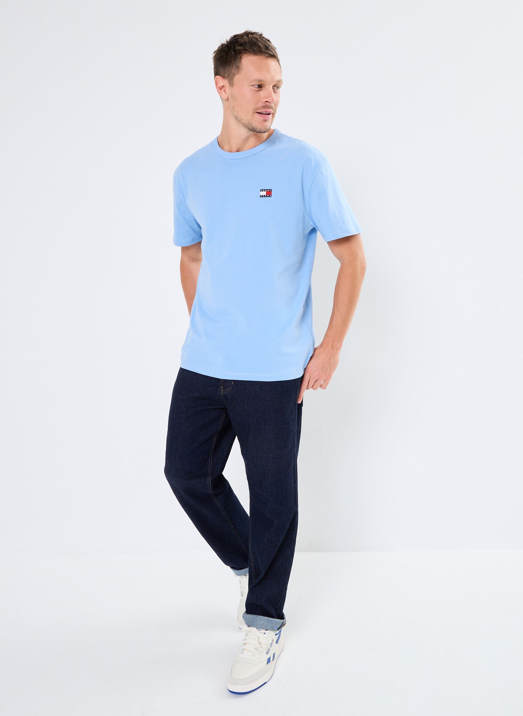 Tee-shirts manches courtes Tjm Reg Badge Tee Ex homme bleu Tommy Jeans Tee-shirts manches courtes Tjm Reg Badge Tee Ex homme bleu WESTSIDE BLUE