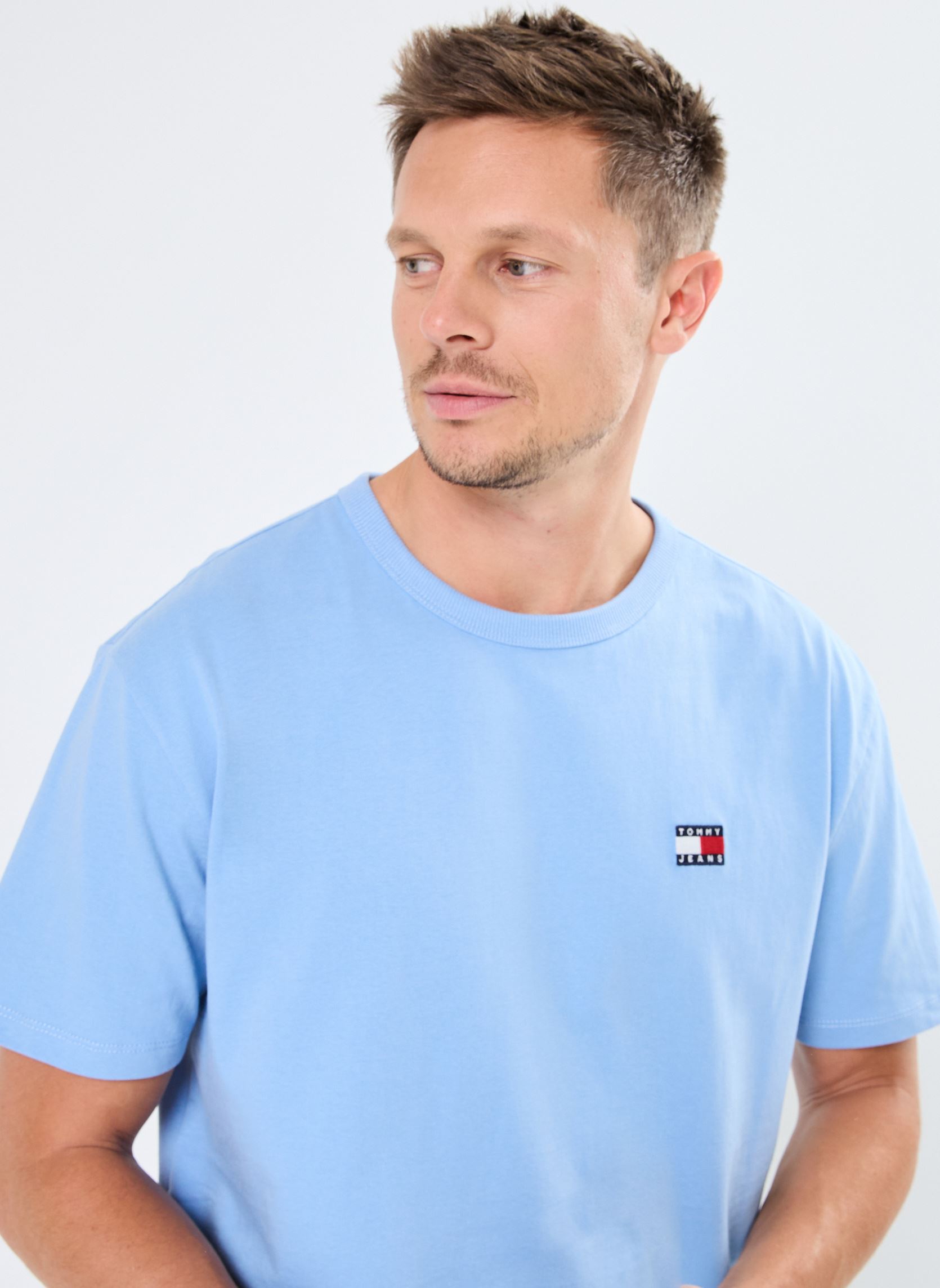 Tee-shirts manches courtes Tjm Reg Badge Tee Ex homme bleu Tommy Jeans Tee-shirts manches courtes Tjm Reg Badge Tee Ex homme bleu WESTSIDE BLUE
