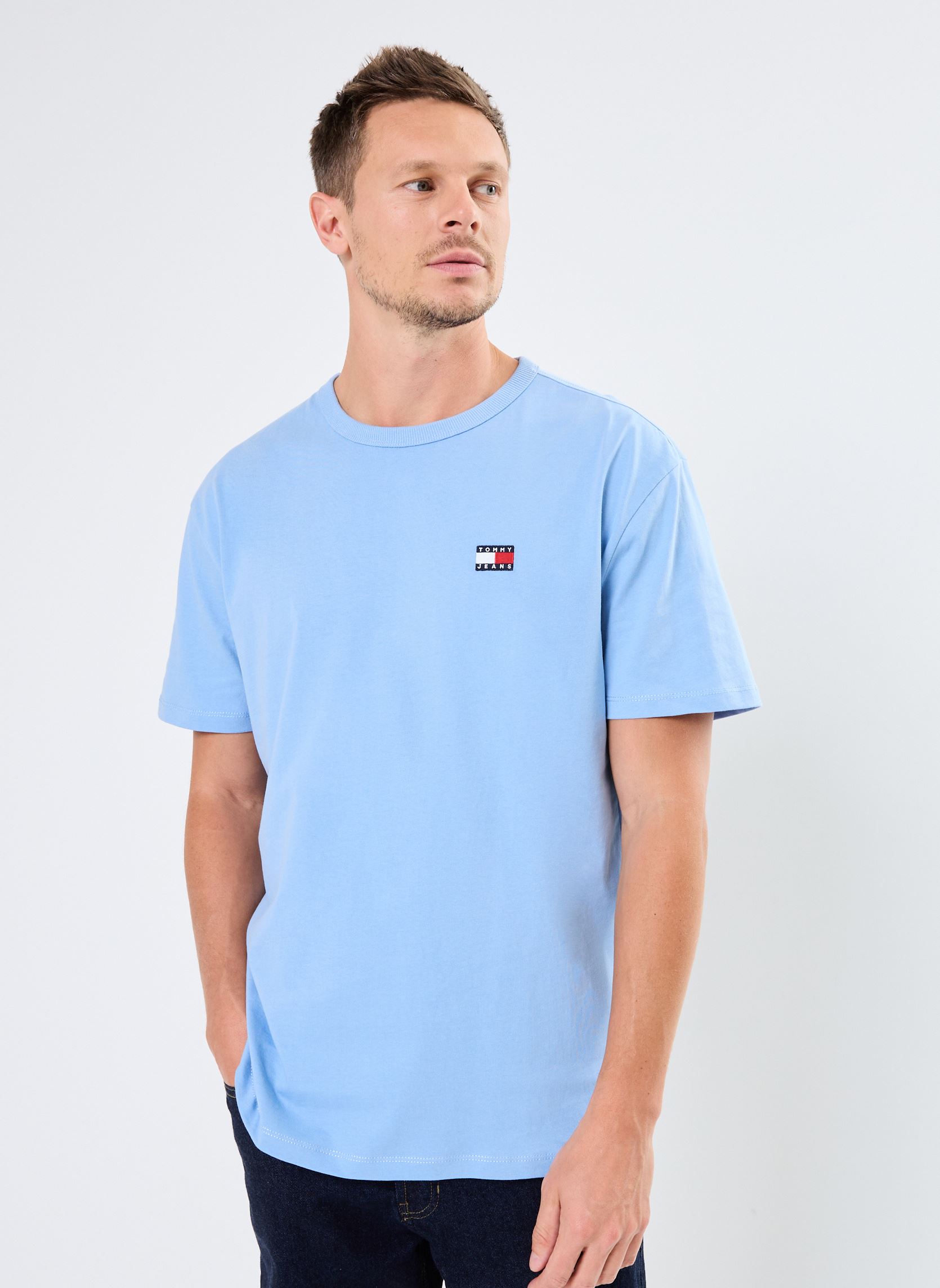 Tee-shirts manches courtes Tjm Reg Badge Tee Ex homme bleu Tommy Jeans Tee-shirts manches courtes Tjm Reg Badge Tee Ex homme bleu WESTSIDE BLUE