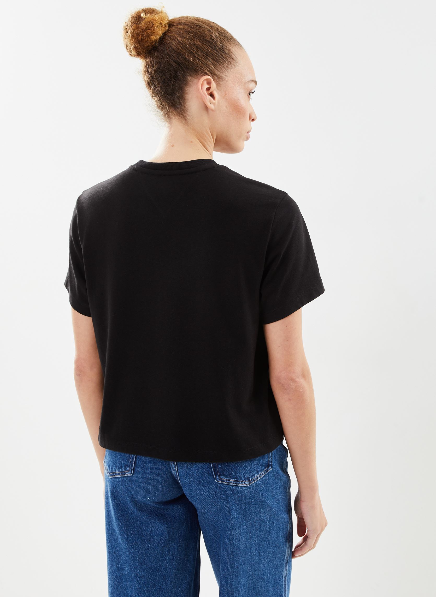 Tee-shirts manches courtes Tjw Bxy Badge Tee Ex femme noir Tommy Jeans Tee-shirts manches courtes Tjw Bxy Badge Tee Ex femme noir BLACK