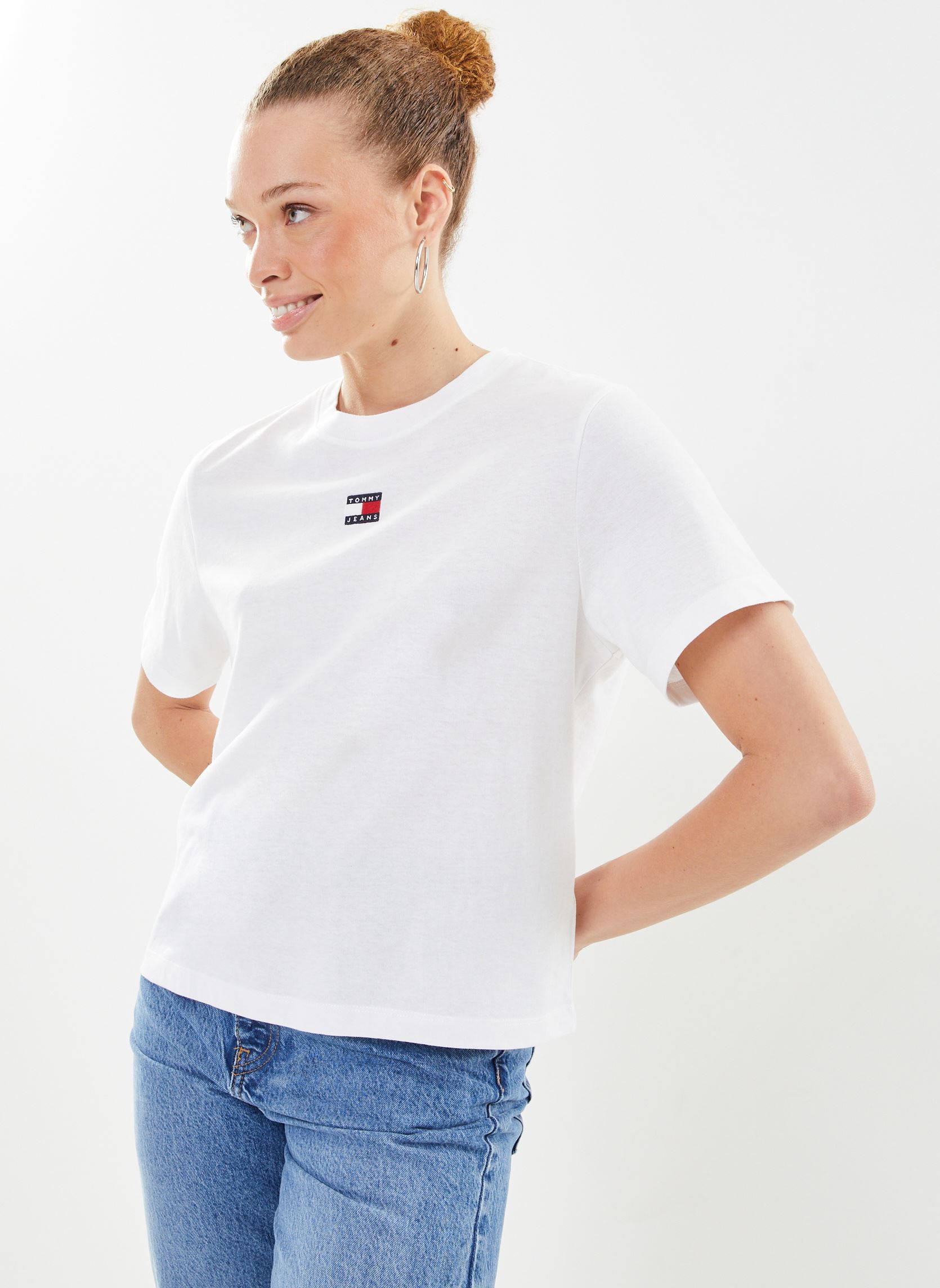 T shirt Tommy Jeans TJW BXY BADGE TEE EXT EU