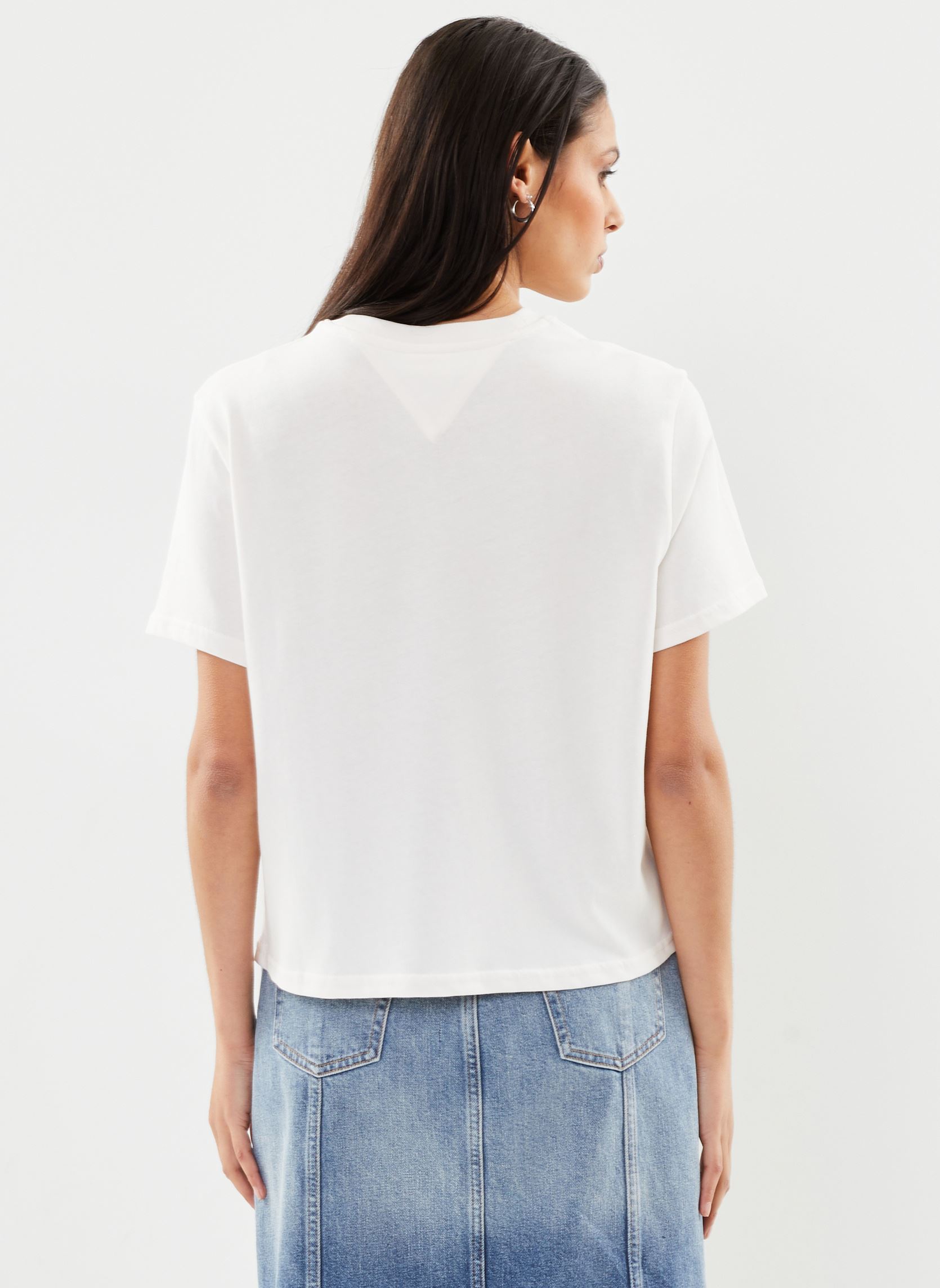 Camisetas de manga corta Tjw Bxy Rainbow Flag mujer blanco Tommy Jeans Camisetas de manga corta Tjw Bxy Rainbow Flag mujer blanco WHITE