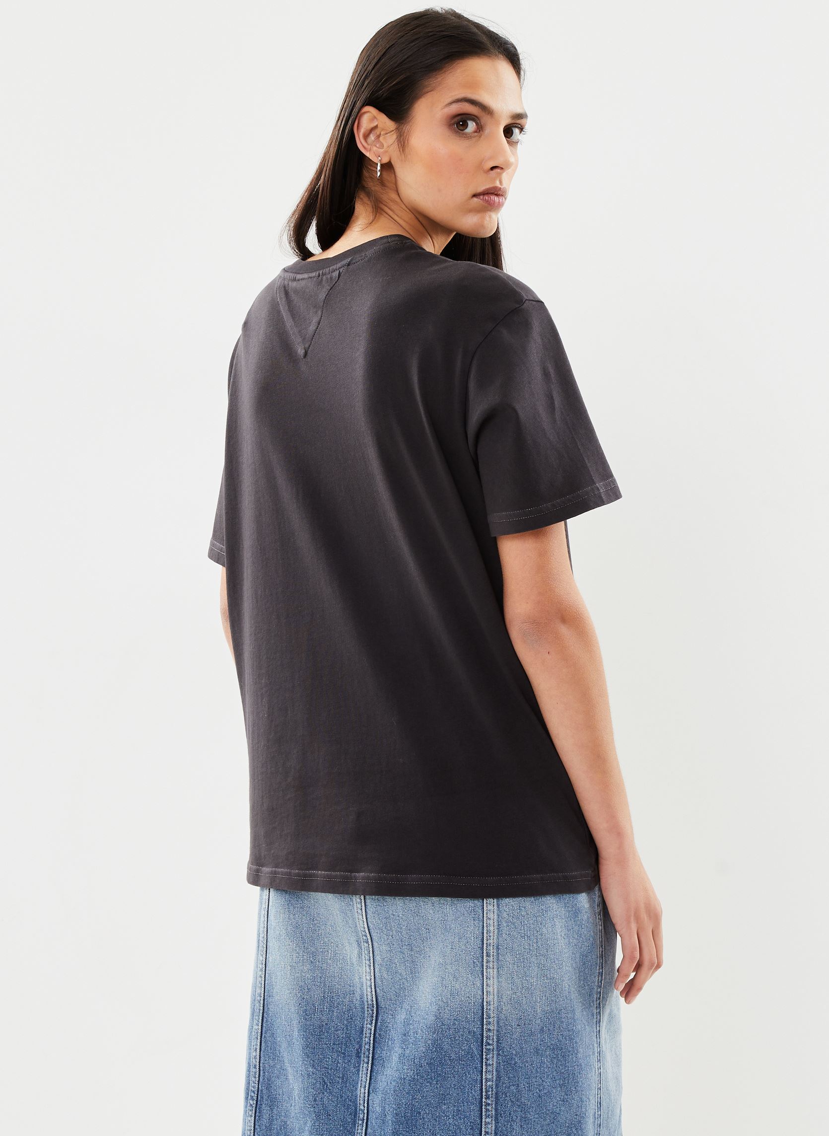 T-shirt a maniche corte Tjw Rlx Washed Panth donna nero Tommy Jeans T-shirt a maniche corte Tjw Rlx Washed Panth donna nero BLACK