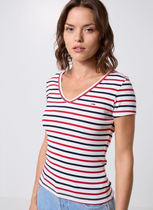 Tommy Jeans T-shirts met korte mouwen Tjw Slim Essential R dames meerkleurig