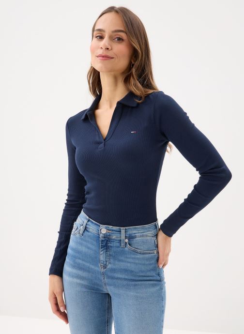 Tommy Jeans Tee-shirts manches courtes Tjw Slim Essential R femme bleu