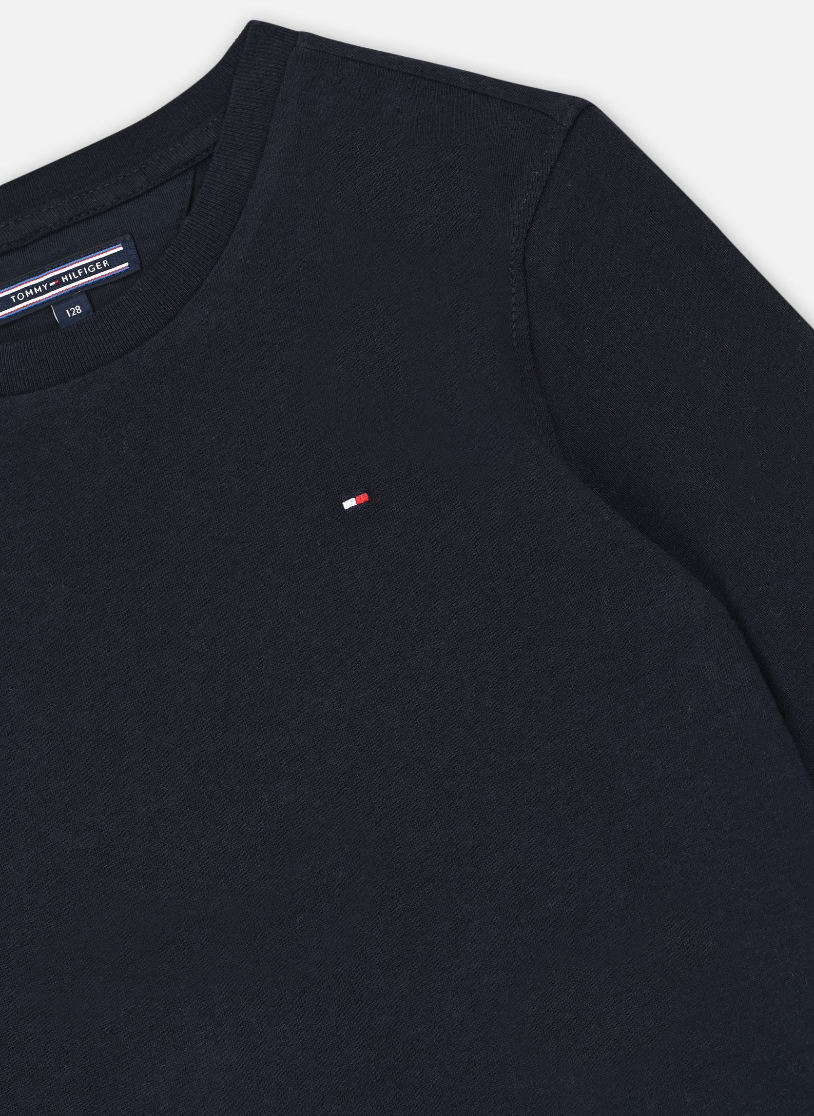 Tee-shirts manches longues Boys Basic Cn Knit L garçon bleu Tommy Hilfiger Tee-shirts manches longues Boys Basic Cn Knit L garçon bleu BLUE
