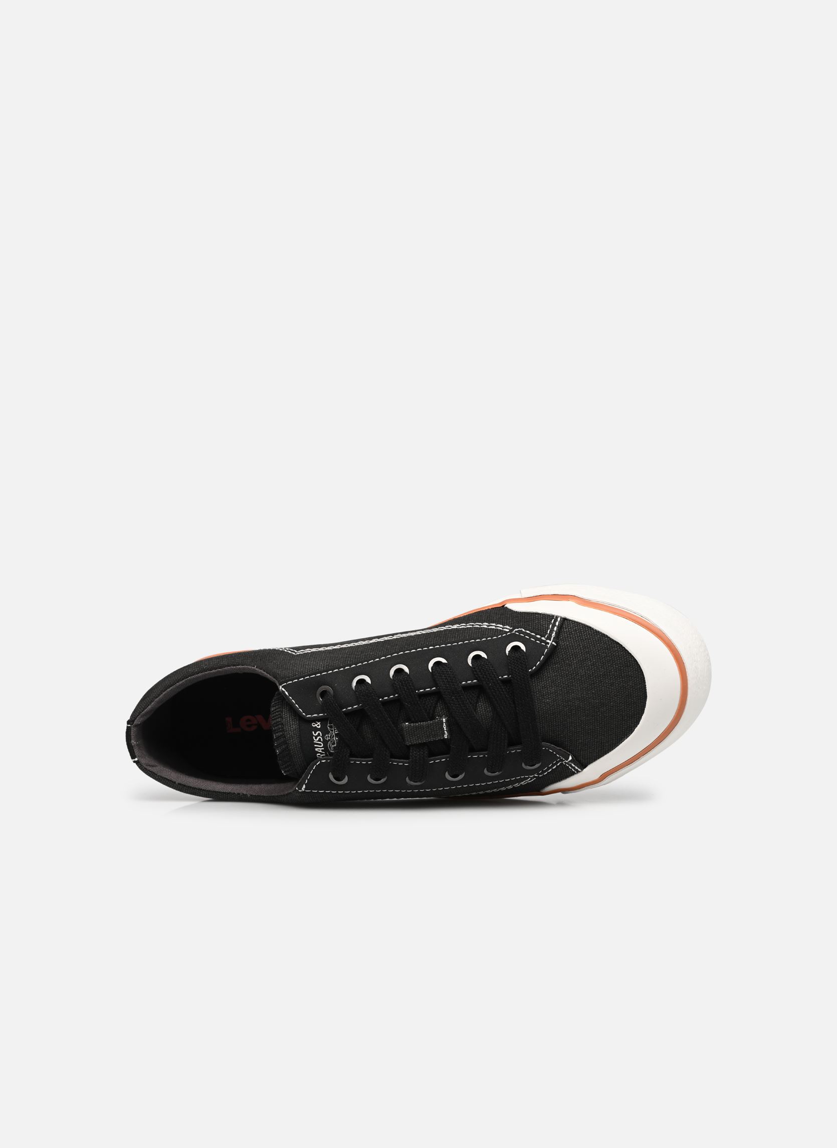 Leinen-Sneaker LS2 herren schwarz Levi's Leinen-Sneaker LS2 herren schwarz Regular Black