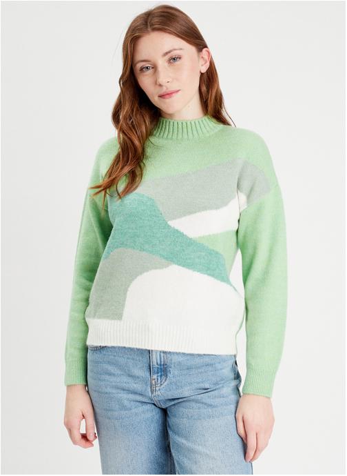 Pull Cache Cache Cache Cache Pulls basiques - NATURLAND (Multicolore) - Vêtements chez ...
