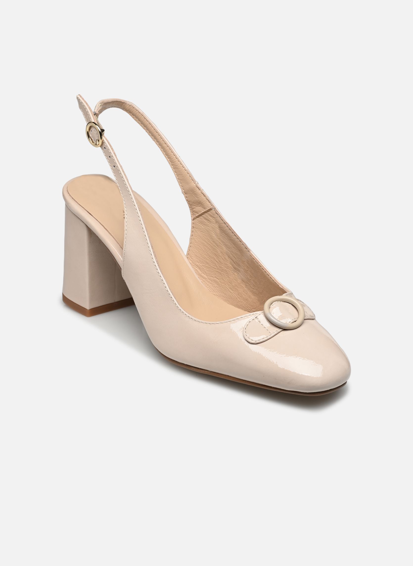 Slingback pumps Souchet dames beige Georgia Rose Slingback pumps Souchet dames beige BEIGE