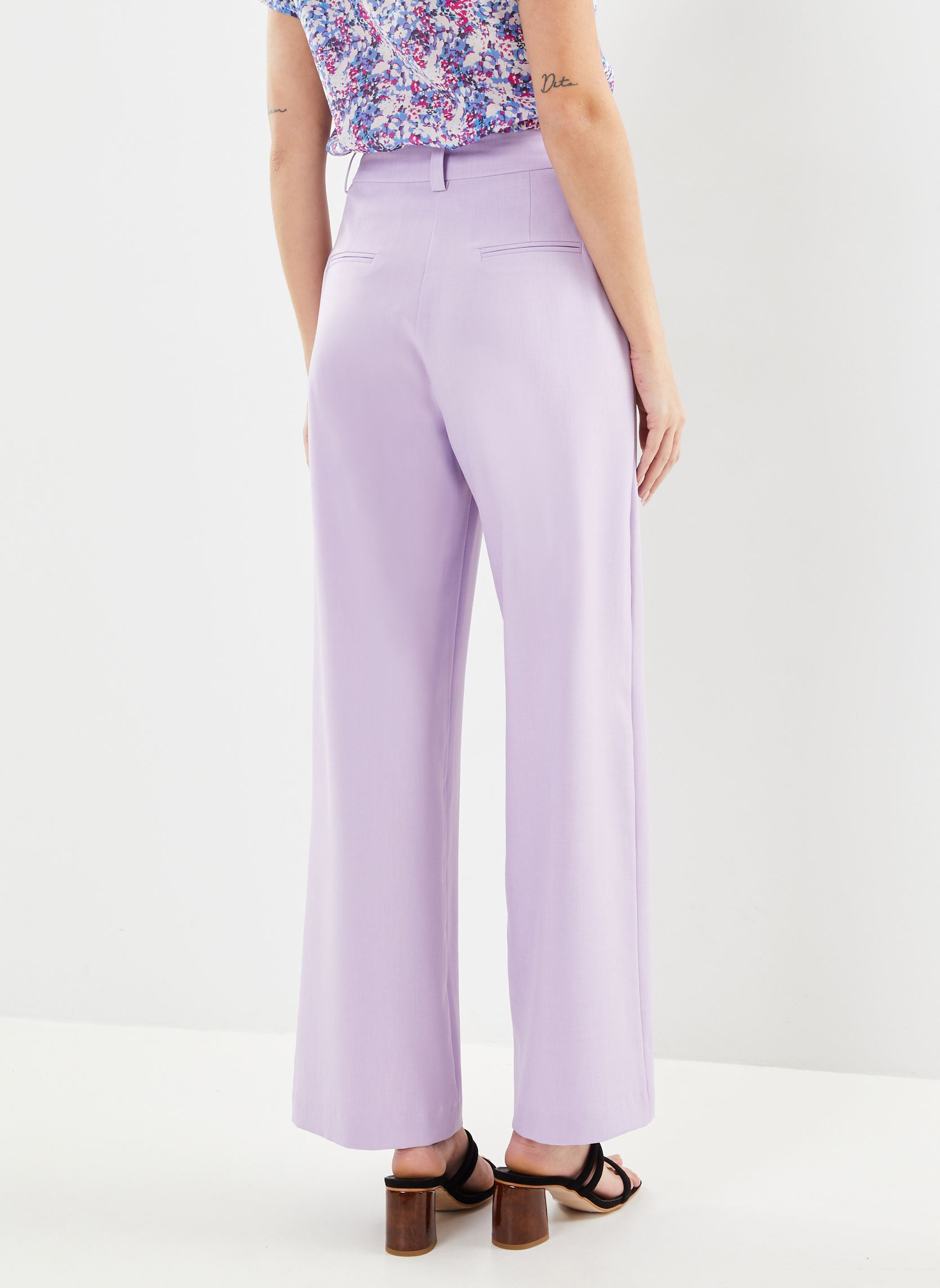 Pantalons larges Julio femme violet Suncoo Pantalons larges Julio femme violet Mauve