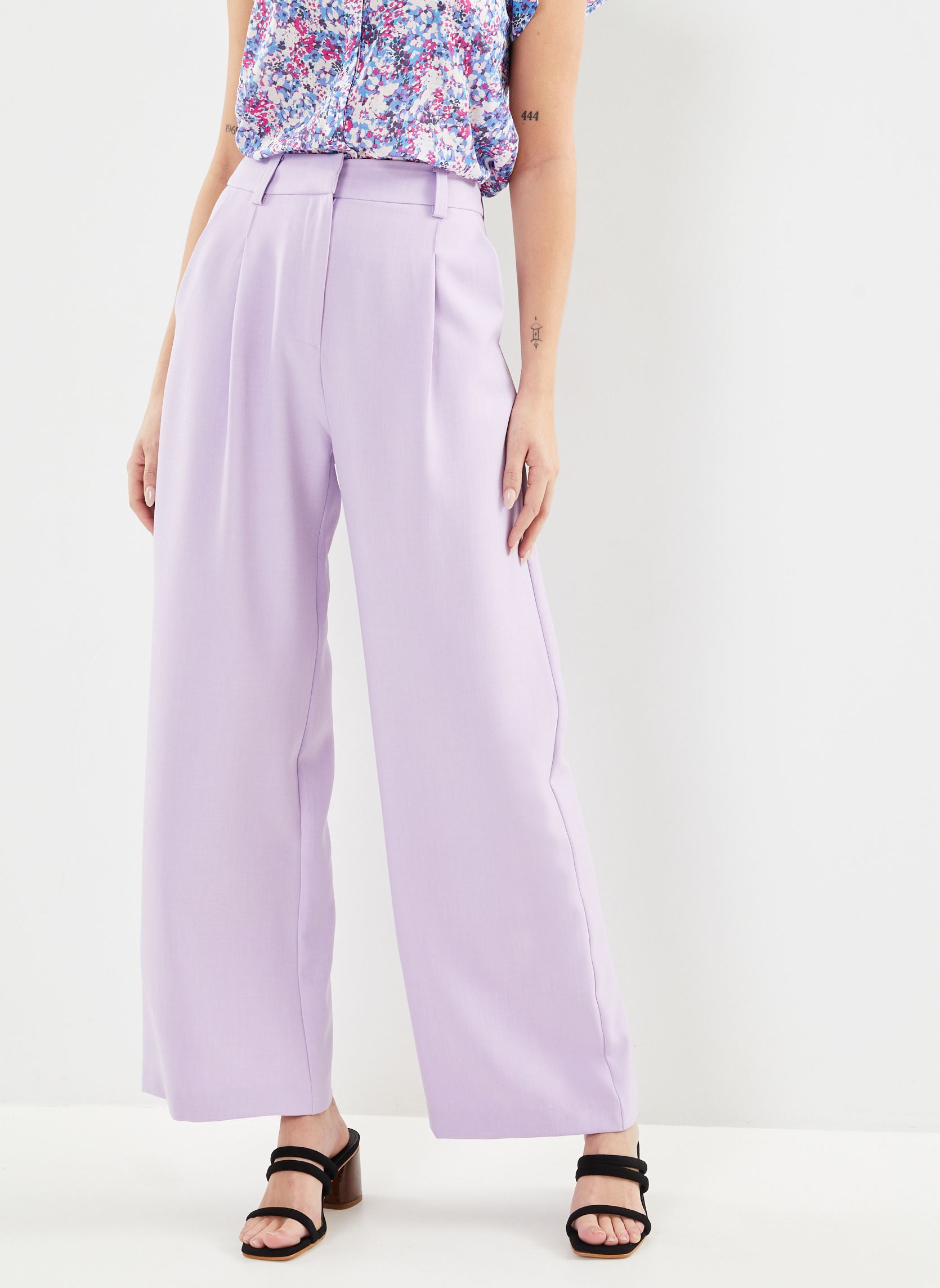 Pantalons larges Julio femme violet Suncoo Pantalons larges Julio femme violet Mauve