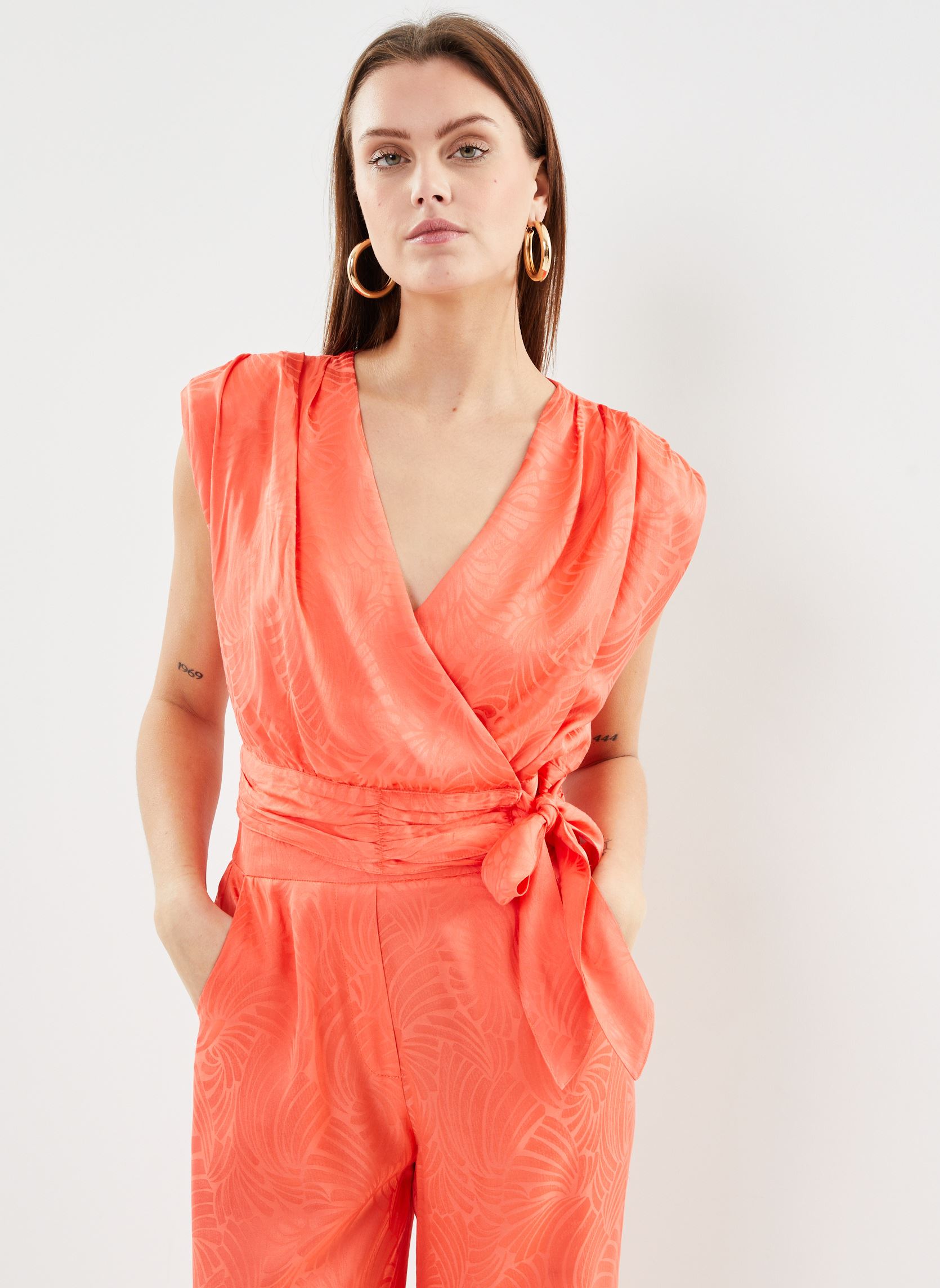 Débardeurs Larisa femme orange Suncoo Débardeurs Larisa femme orange Orange