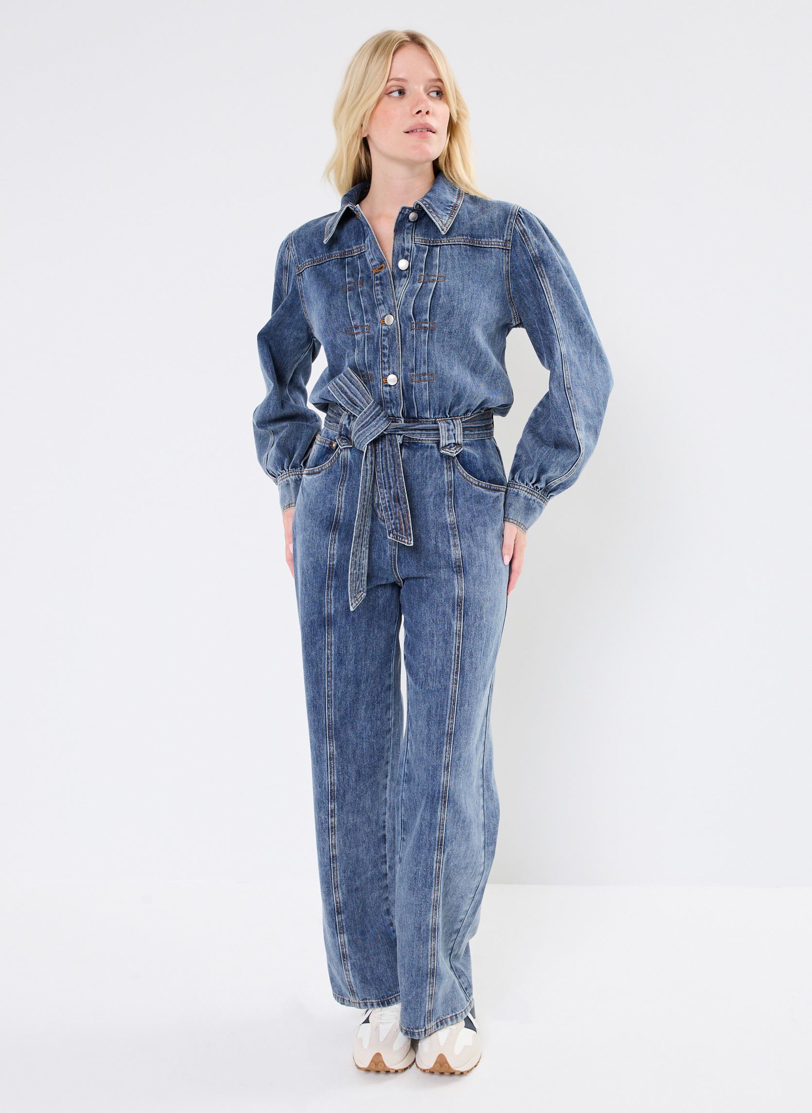 Broekpakken Tivoli dames blauw Suncoo Broekpakken Tivoli dames blauw Bleu Jeans